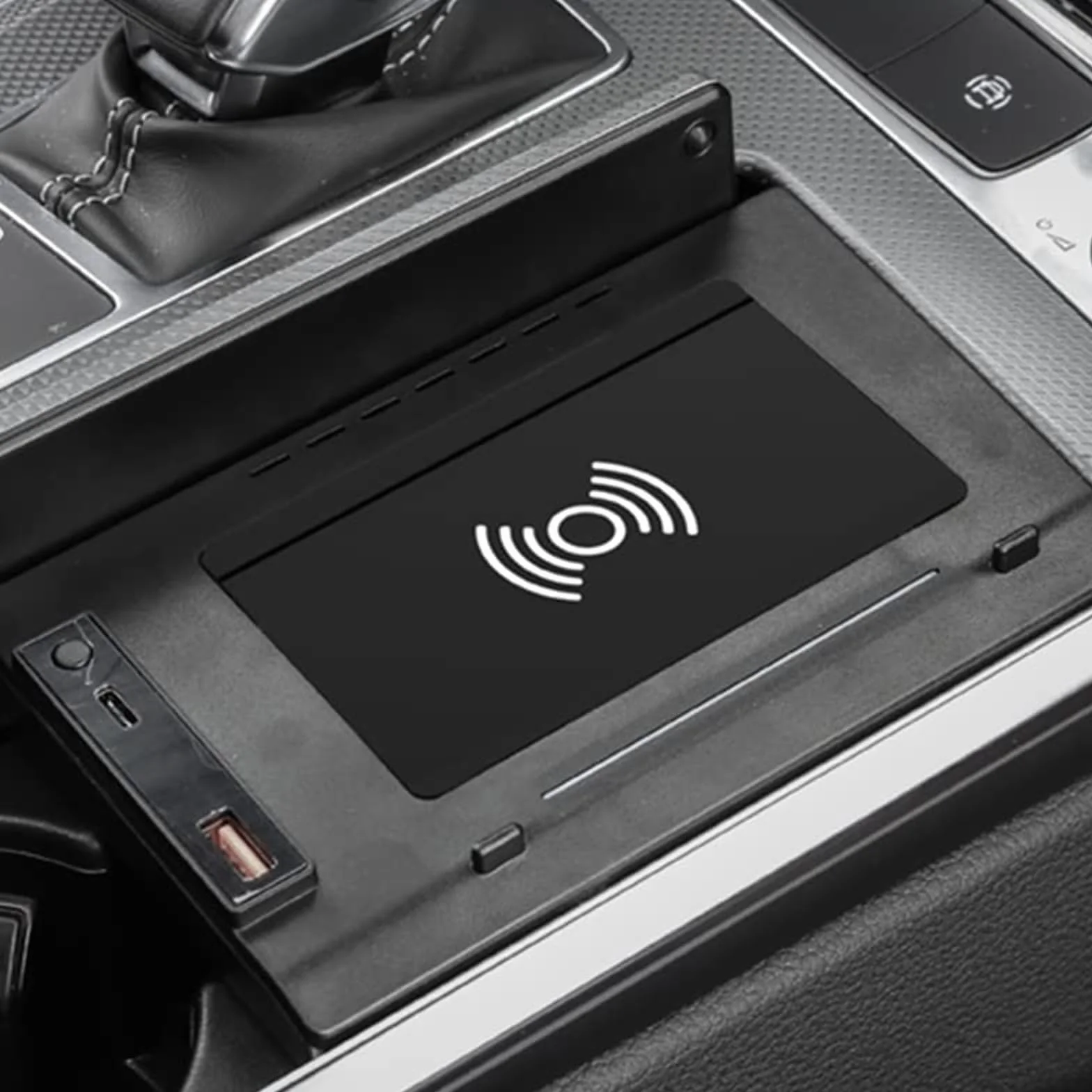 Bezprzewodowa ładowarka samochodowa 15w szybkie ładowanie ładowarki do telefonu komórkowego Panel ładowania, dla, A6 C8 S6 RS6 A7 S7 RS7 2019 2020 2021 2022 Bezprzewodowa ładowarka samochodowa
