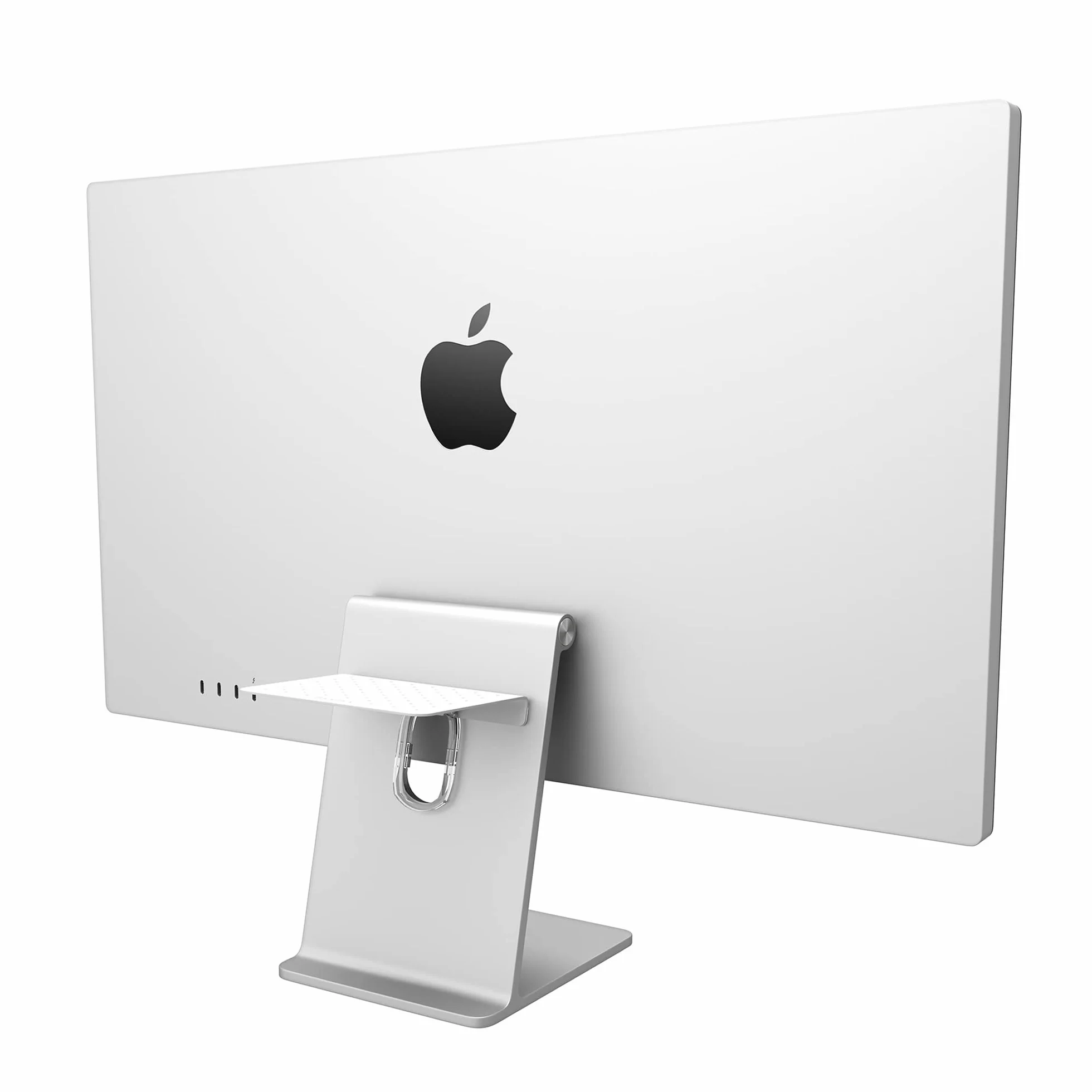 Twelve South Plecak na wyświetlacz Apple Studio, wentylowana ukryta półka do przechowywania ze zintegrowanym uchwytem na dyski twarde i akcesoria