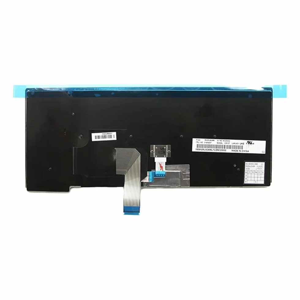 Dla ThinkPad L470 klawiatura do laptopa wewnętrzna brytyjska angielska bez podświetlenia FRU:01EN537 01EN538 części do laptopa