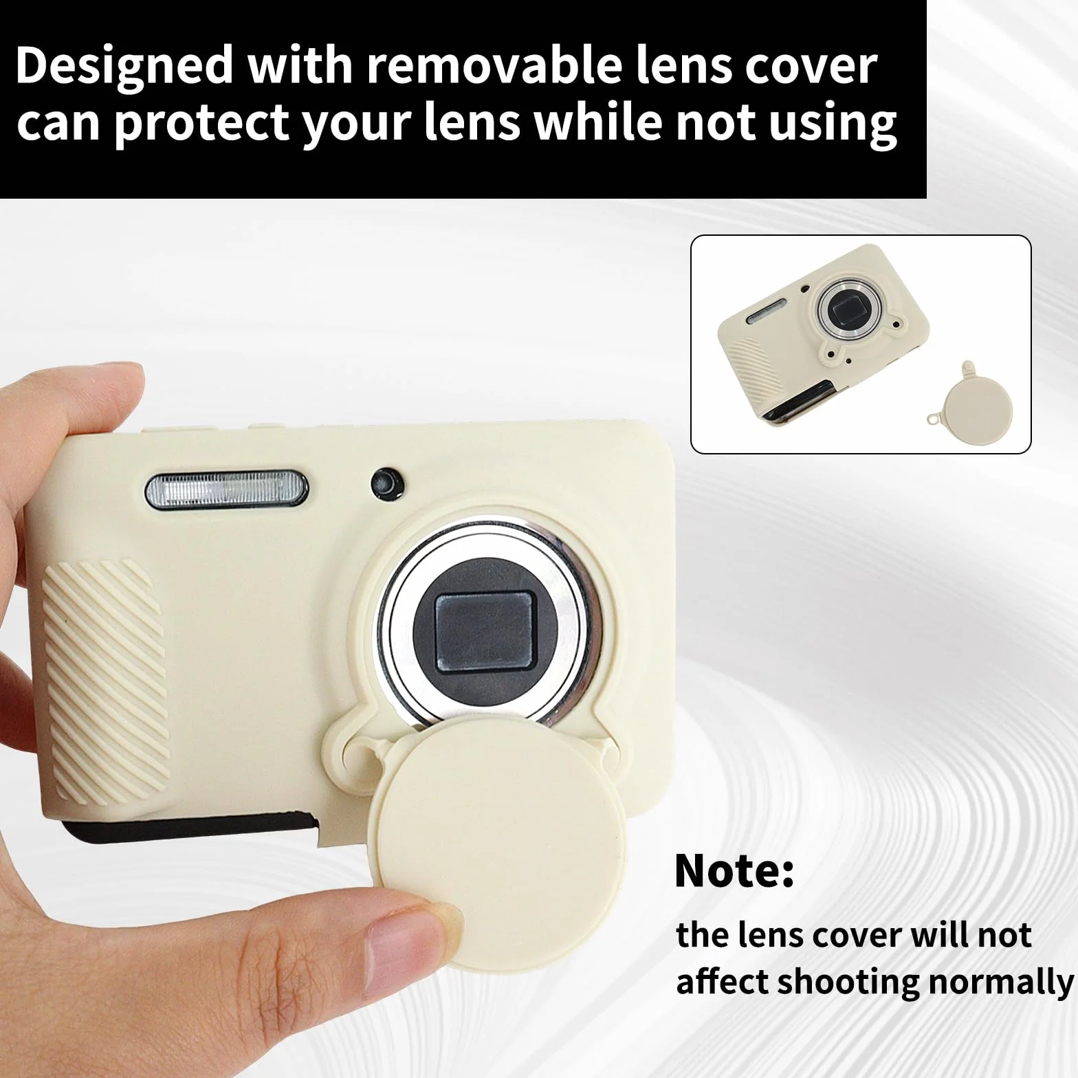 Etui do Kodak PIXPRO FZ55, miękki silikonowy pokrowiec ochronny do aparatu cyfrowego