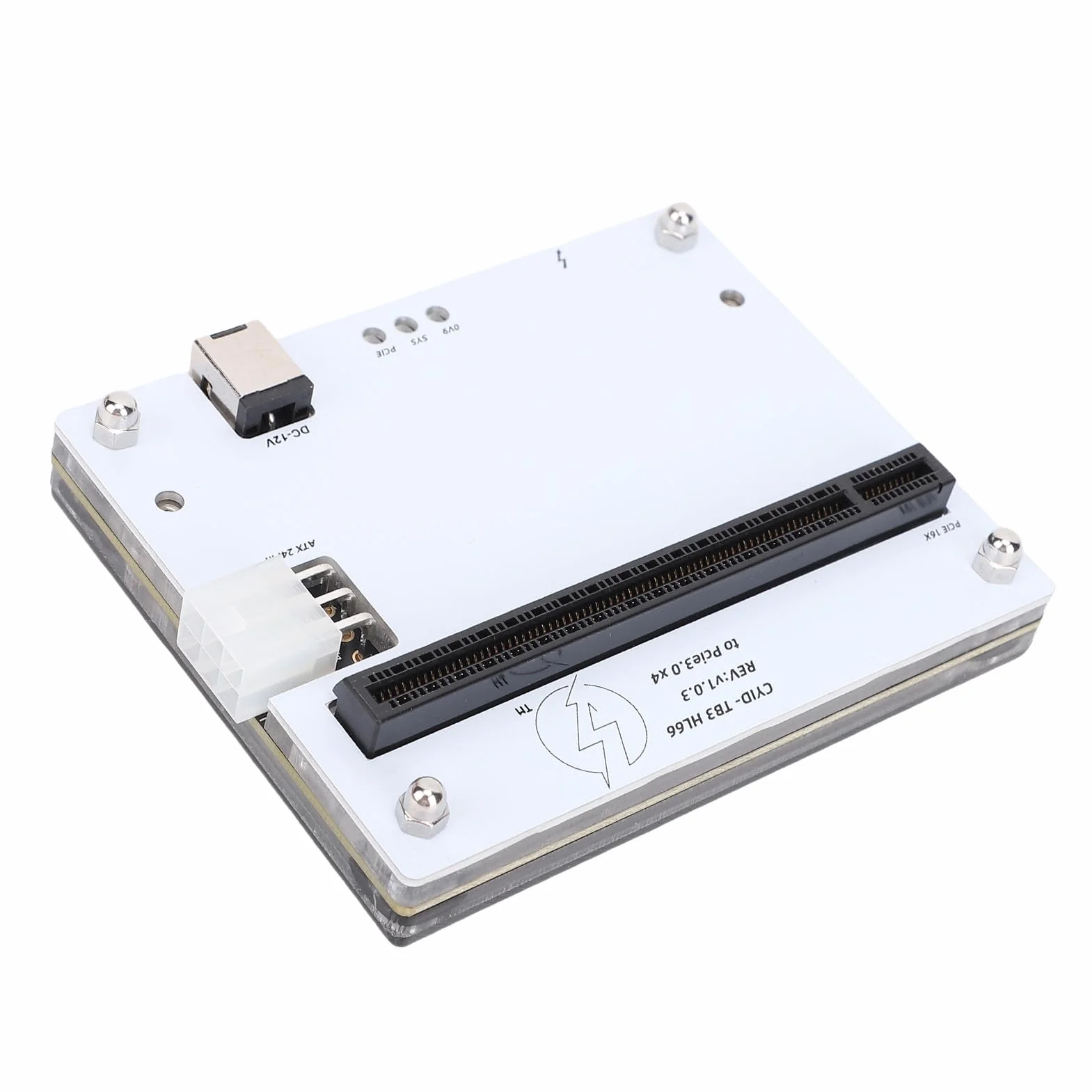 Greensen Zewnętrzna Stacja Dokująca do Kart Graficznych, Stacja Dokująca do Kart Graficznych USB 4.0 z płytką drukowaną i Kontrolerem JHL7440, Gniazdo PCIe 16X z możliwością Wymiany Podczas Pracy o