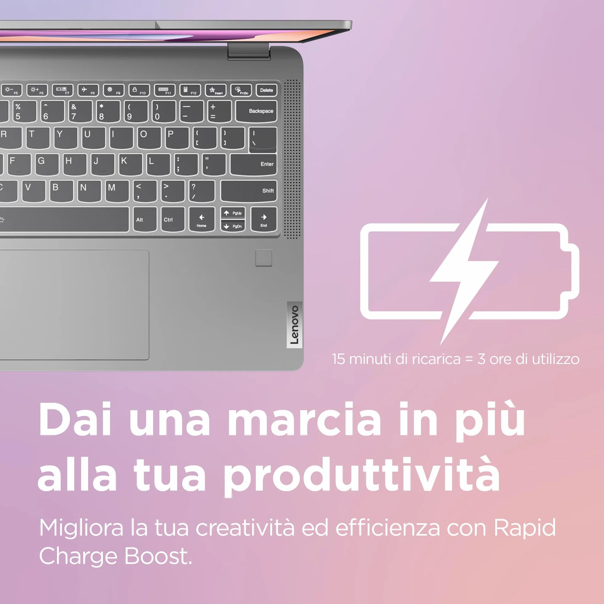Lenovo IdeaPad Flex 5 Notebook 14" wyświetlacz WUXGA (1920 x 1200) IPS, AMD Ryzen 5 7430U, pamięć RAM 16 GB, 512 GB SSD, Windows 11 Home, w zestawie cyfrowy Lenovo - Arctic Grey