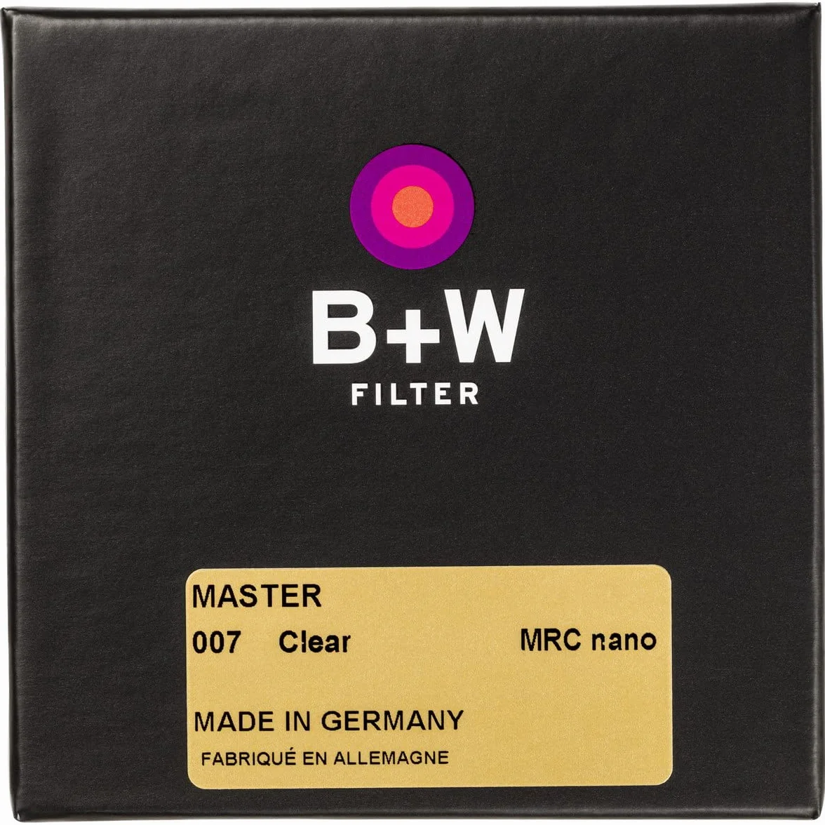 B+W Filtr ochronny, Clear Filter MRC Nano Master 39 mm (16 x ulepszony, Slim, Premium), 1101515, czarny