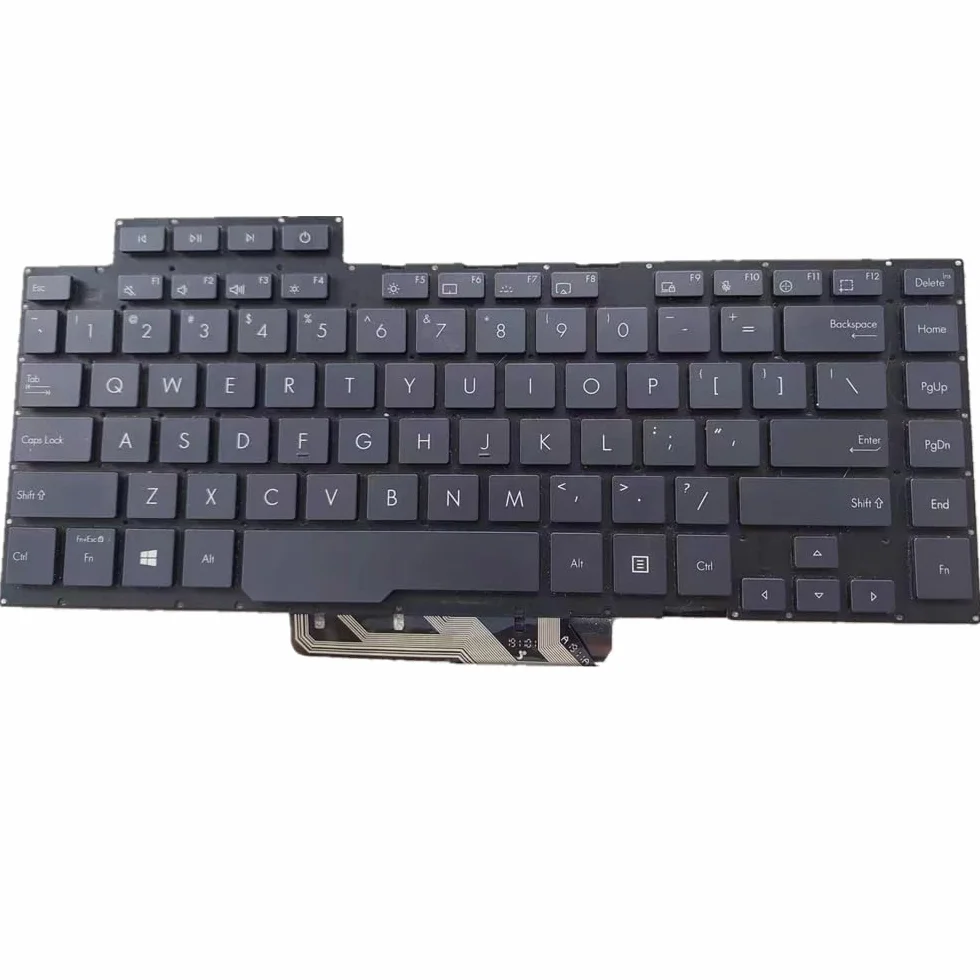 Replacement Klawiatura do laptopa dla For ASUS For ProArt StudioBook 15 H500GV Czarny Amerykańska Wersja Angielska