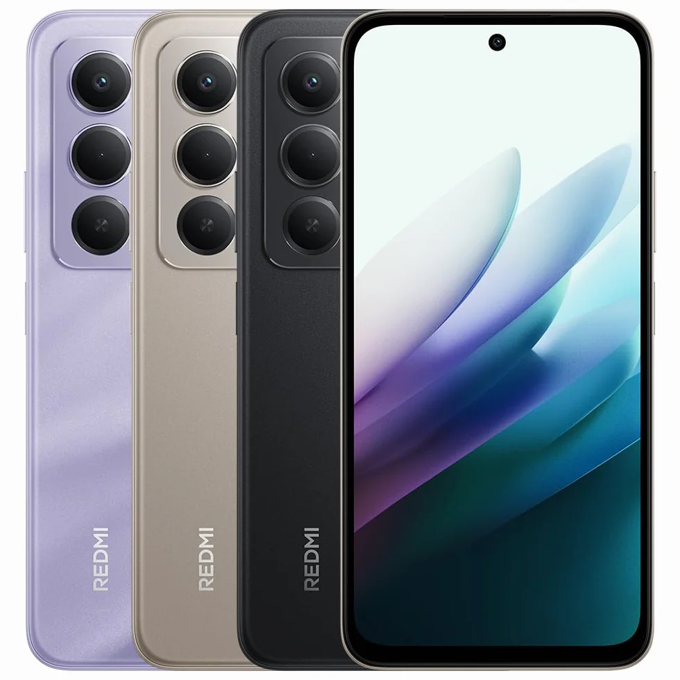 XIAOMI Redmi 15 4G smartfon, 8 GB/256 GB, 6,9 cala, wygodny dla oczu, bateria 7000 mAh, szybkie ładowanie 33 W i odwrotne ładowanie 18 W, szary tytanowy (nie zawiera ładowarki)