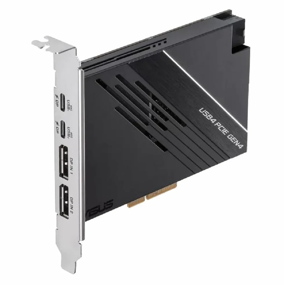 ASUS USB4 PCIe Gen4 Card adapter Wewnętrzny DisplayPort, USB Typ-C