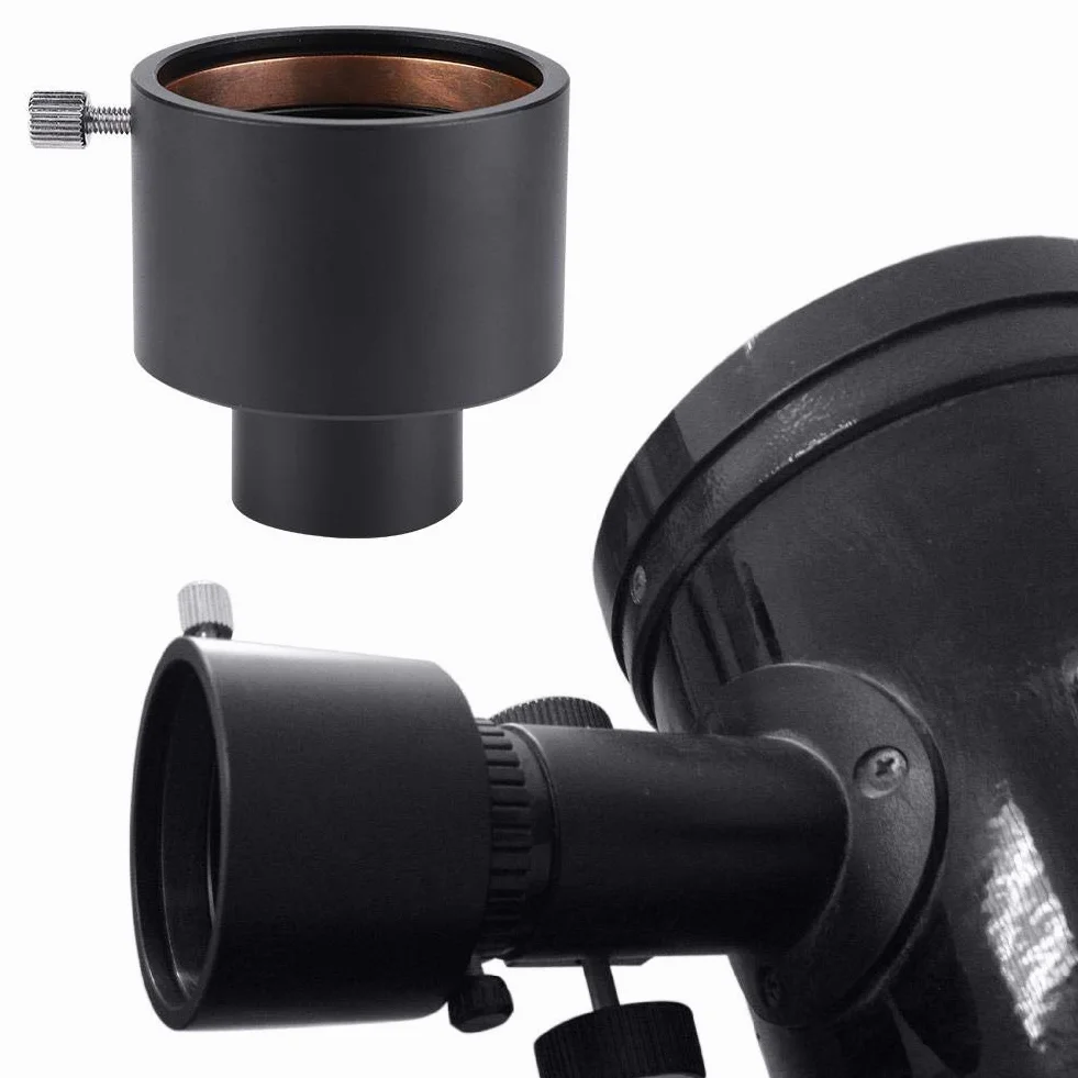 Adapter do montażu teleskopowego, metalowy 1,25 cala do 2 cali teleskopowy adapter kularny 31,7 mm do 50,8 mm adapter do montażu pierścienia kompresyjnego