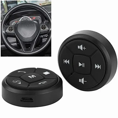 Bezprzewodowy pilot multimedialny Bluetooth na kierownicę do samochodu