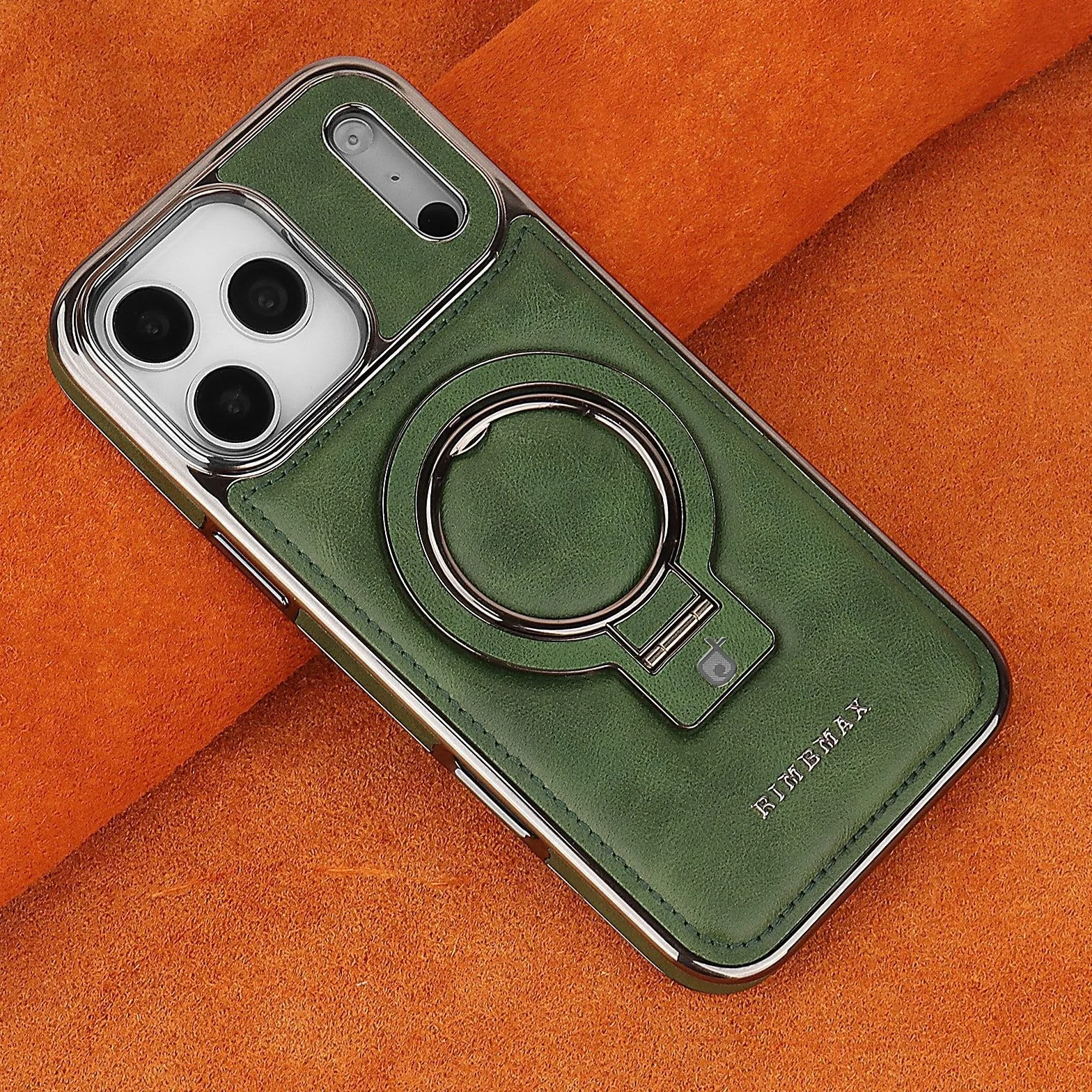Etui na iPhone 17 Air (kolor: fioletowy) - skórzany magnetyczny stojak etui twarde silikonowe etui