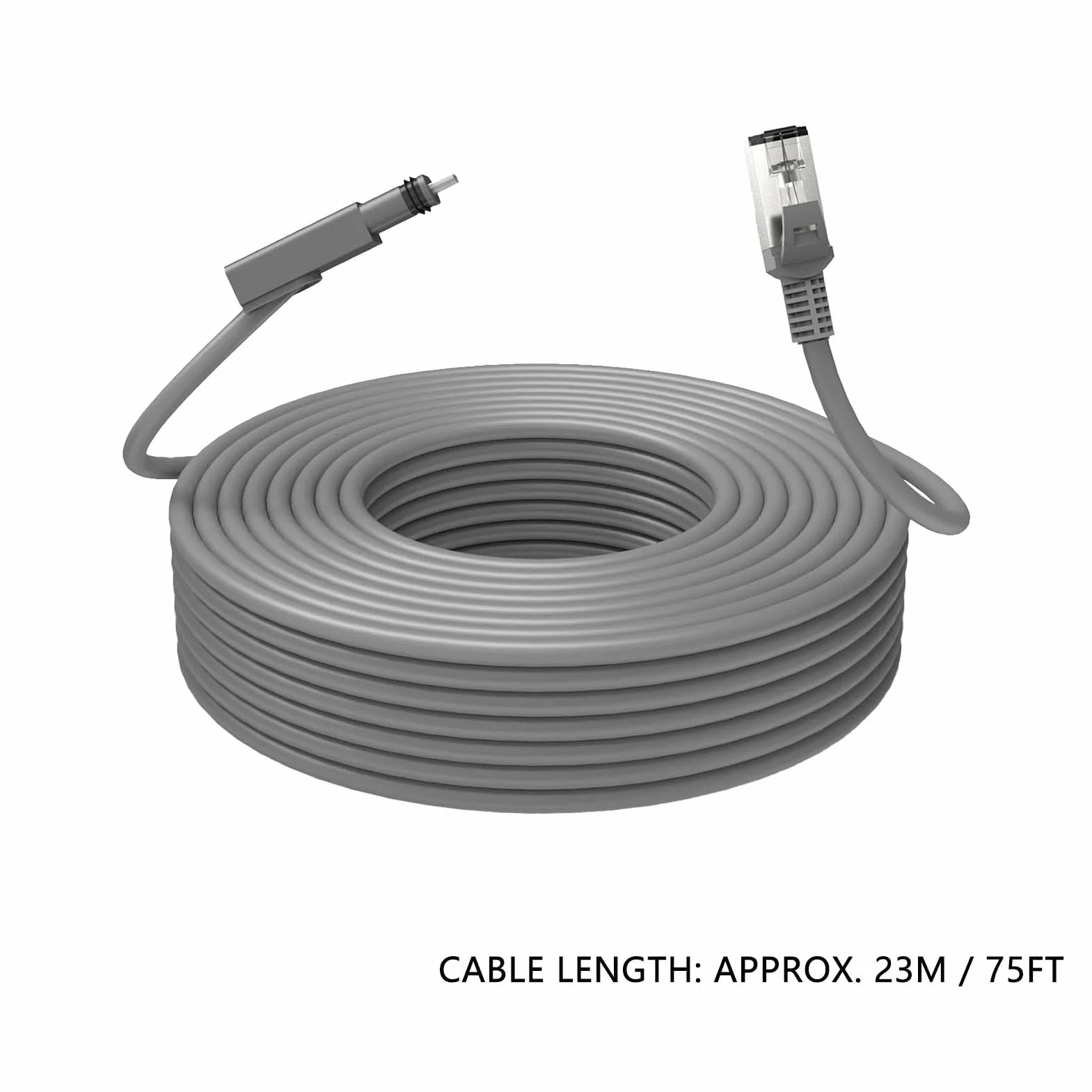 Aramox Prostokątny Kabel Zastępczy, Standardowy Kabel Uruchamiany do Internetu Gen 2 V2, Szybka łączność, łatwa Instalacja, Kompatybilny z Różnymi Routerami (#4)