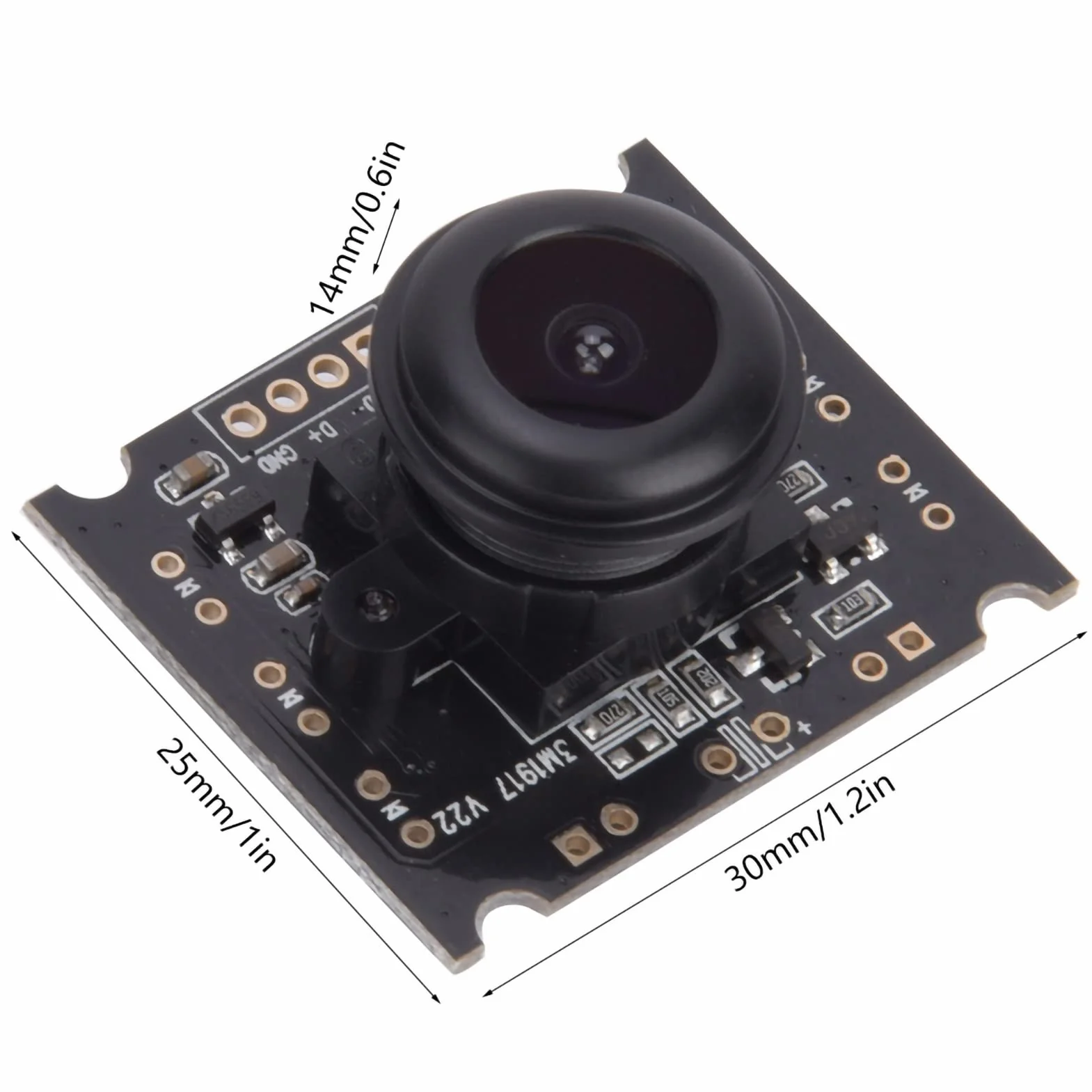 OV3660 Chip USB moduł kamery, szerokokątny moduł kamery 110° HD High Frame 2048 x 1536 15 kl./s, obsługa 110°, mobilny OTG, wyjście USB 2.0, uniwersalny moduł kamery