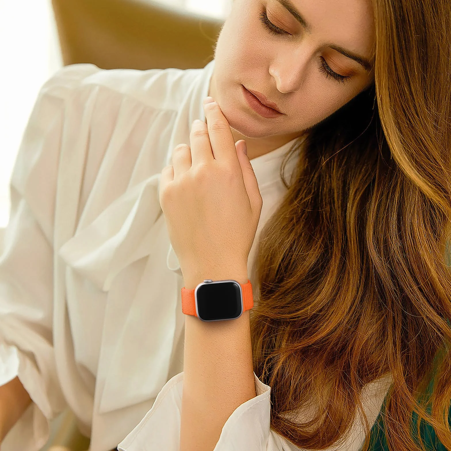 Nylonowy pasek kompatybilny z Apple Watch 44 mm 45 mm 49 mm, iWatch Series 9 8 7 6 5 4 3 2 SE