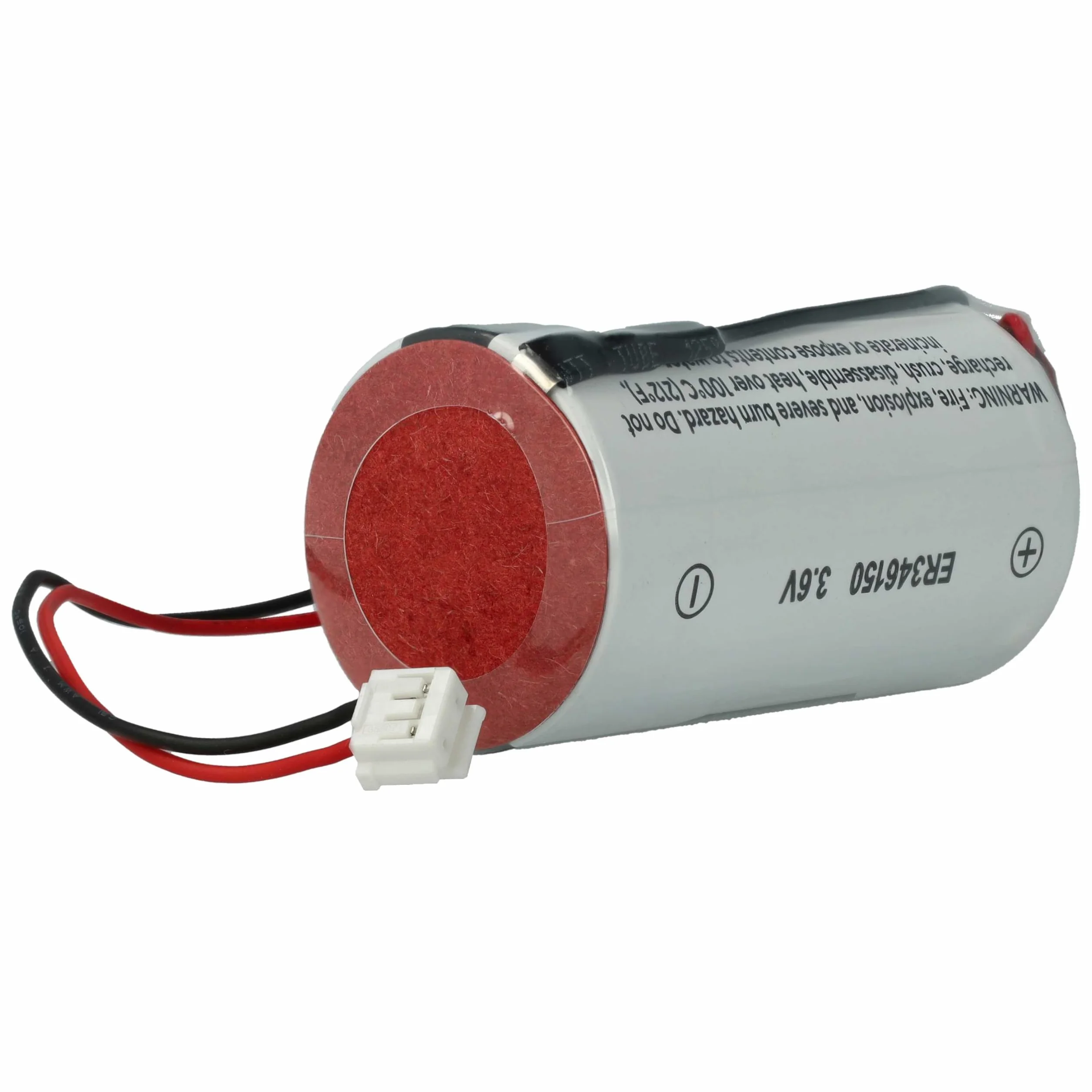 vhbw 2 x bateria kompatybilna z DSC WT4911B, WT4911, WT4911BM, jednostki alarmowe IMPASSA, Home Security, bezprzewodowa syrena zewnętrzna (14500 mAh, 3,6 V, Li-MnO2)