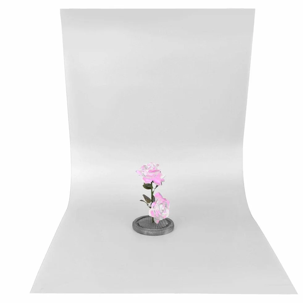 VBESTLIFE Tło tablica fotografia PVC tło płyta fotografia strzelanie tło tablica akcesoria do kosmetyków 120x60cm (biały)