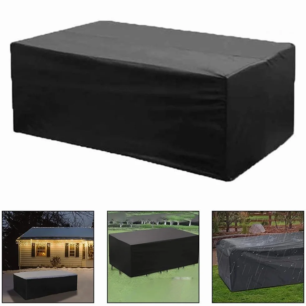 Pokrowiec na meble ogrodowe wykonany z materiału Oxford 210D do użytku przez cały rok (150 x 90 x 80 cm)
