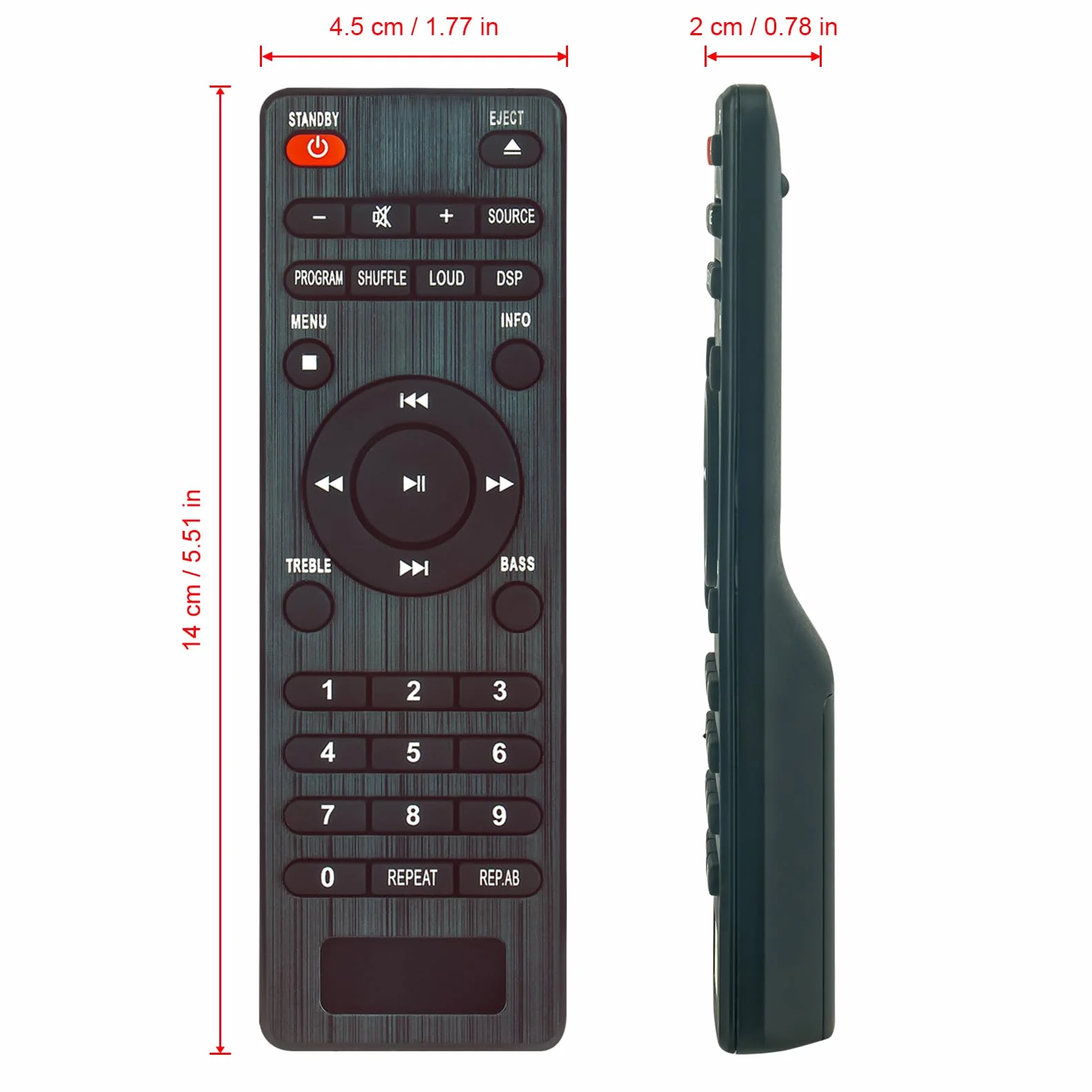 Pilot zdalnego sterowania VINABTY do Sharp XL-B512 BK Hi-Fi