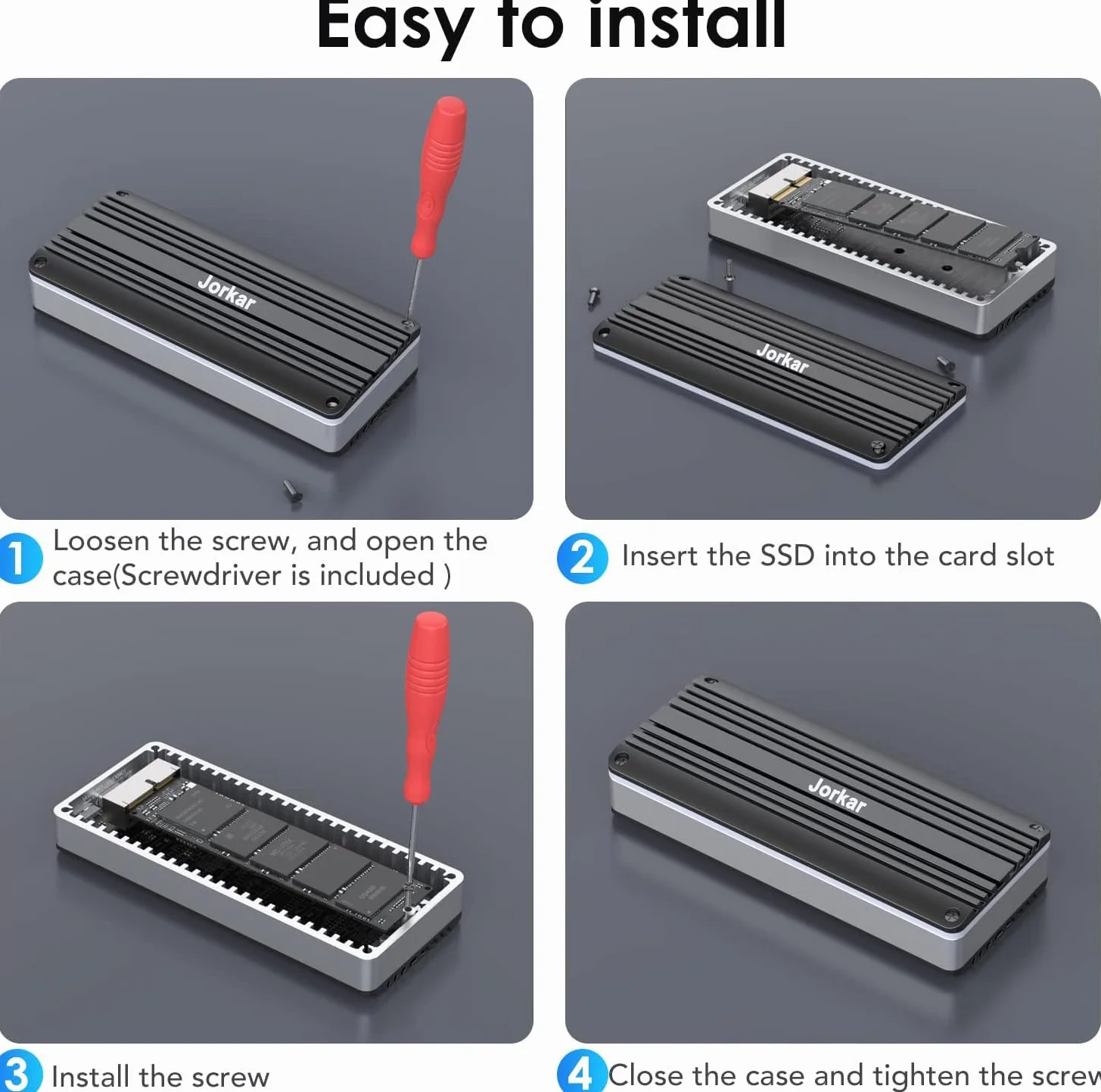 Zewnętrzna obudowa SSD USB-C 3.2 dla 12+16-pinowego MacBooka SSD, czytnik dysków twardych do A1466 A1465 A1502 A1398 SSD Mac Air/Pro mid 2013-2017, przenośna aluminiowa obudowa SSD ze