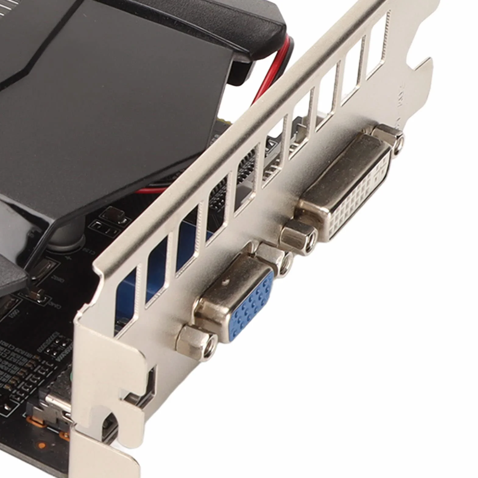 Karta Graficzna 4 GB GDDR5, HD7670 4G GDDR5 128-bitowa Karta Graficzna do Komputera Stacjonarnego, z Wentylatorem Chłodzącym, Interfejs Multimedialny HDx1, DVIx1, VGAx1