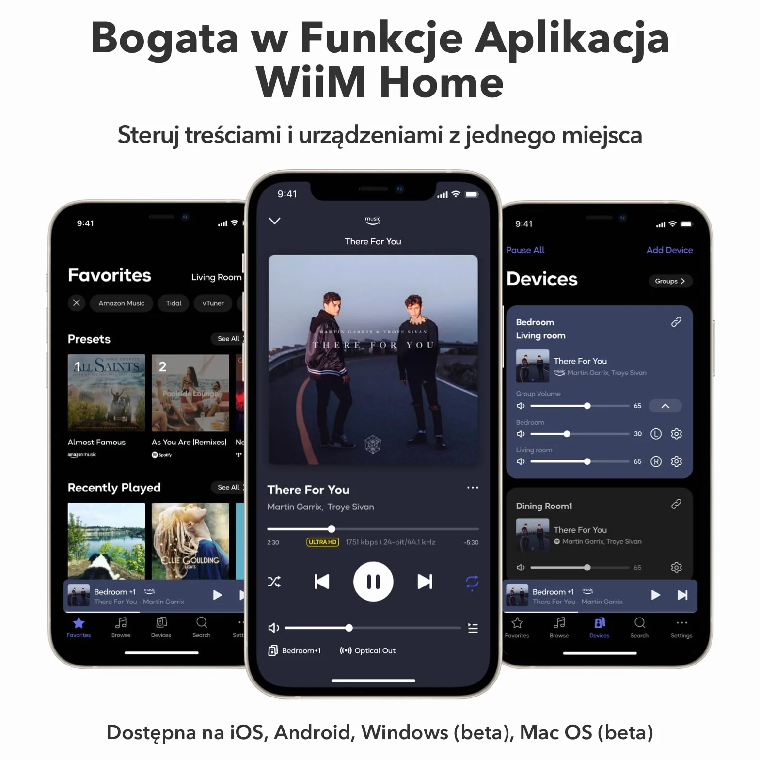 WiiM Pro – Odbiornik AirPlay 2, Google Cast Audio, Wielopokojowy Strumieniowy Oodtwarzacz Wi-Fi, Zgodny z Alexą, Siri i Asystentem Google (WiiM Pro Plus)