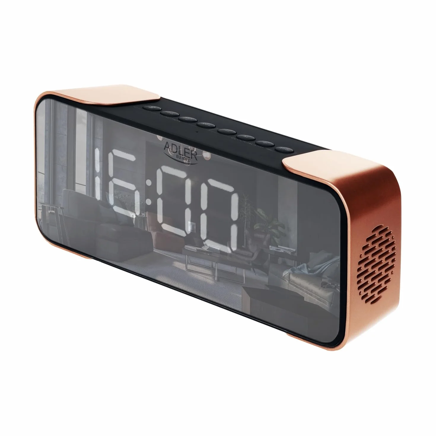 ADLER EUROPE 1190 copper Radiobudzik bezprzewodowy