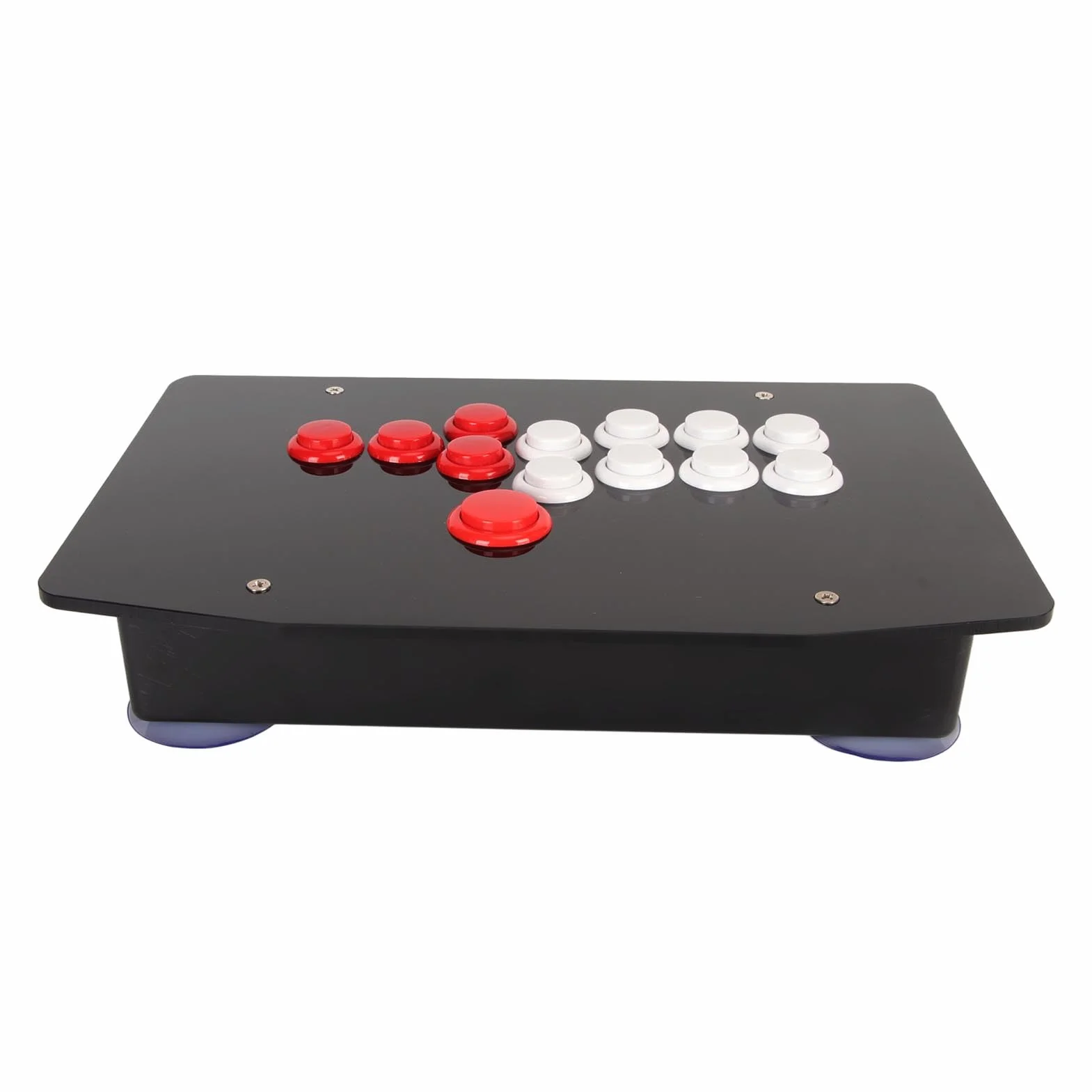 FILFEEL Fight Stick USB 2.0 z 5 Klawiszami Kierunkowymi i 8 Dużymi Przyciskami Funkcyjnymi do Gier Walki