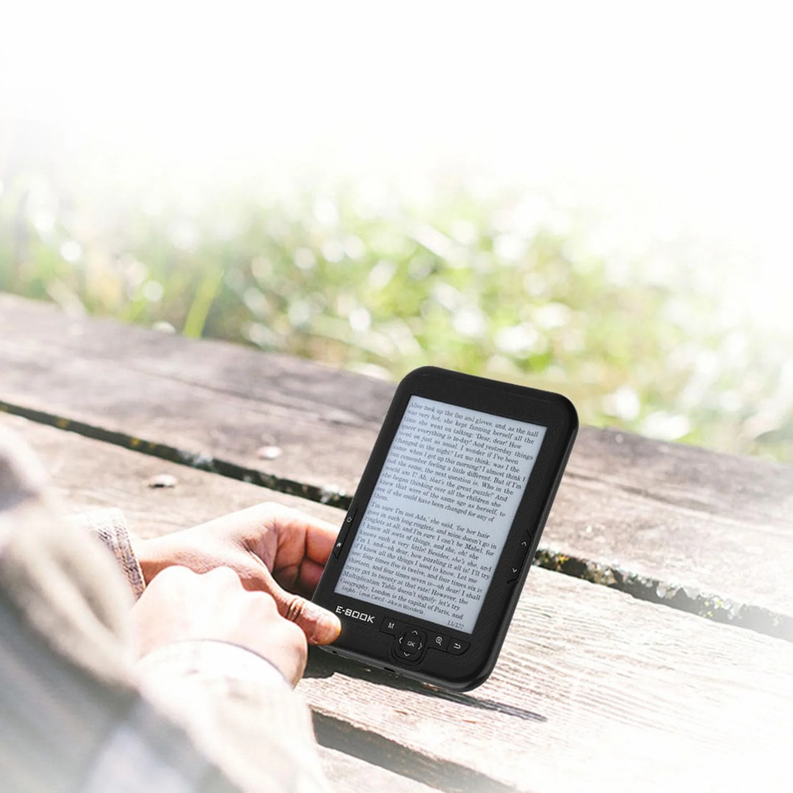 Haofy 6 -calowy Ereader Atramentowy 16 GB 8 GB 4 Ebook Reader Czytnik Książek Elektronicznych z 29 Językami Obsługuje baterię 1400 MAh do Odczytania w Podróży (8G)