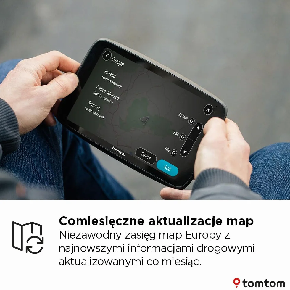 TomTom Nawigacja dla ciężarówek GO Professional 2 generacji (z ekranem 6 cali, mapami Europy i aktualnymi informacjami o korkach dla ciężarówek, samochodów dostawczych, autobusów i dużych pojazdów)