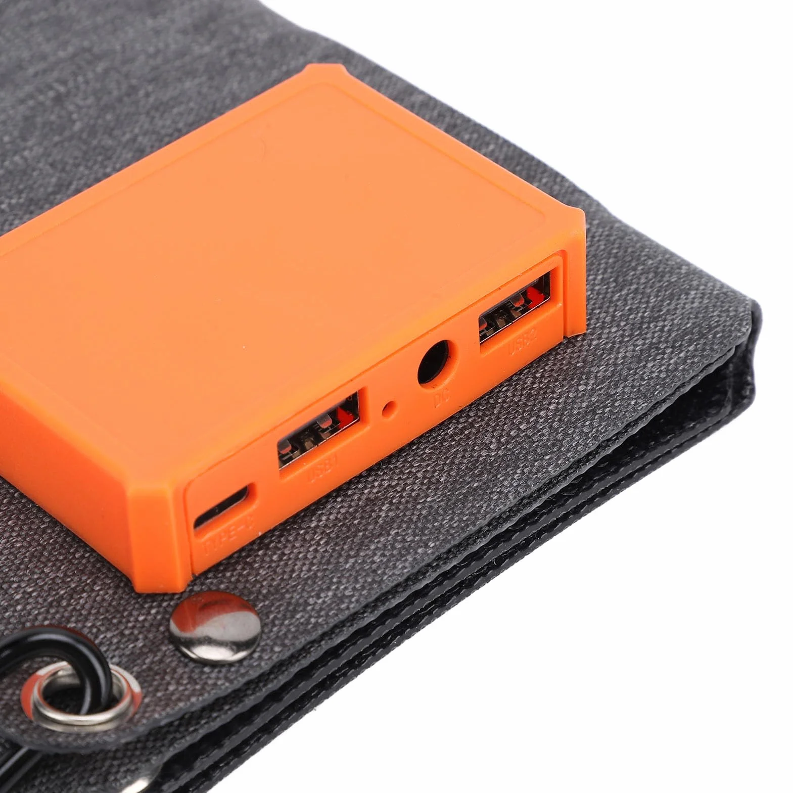 Monokrystaliczny Składany Panel Słoneczny o Mocy 40 W Szybkie ładowanie Podwójne ładowanie Zewnętrzne USB, Przenośna, Lekka ładowarka Słoneczna do Podróżowania na Zewnątrz