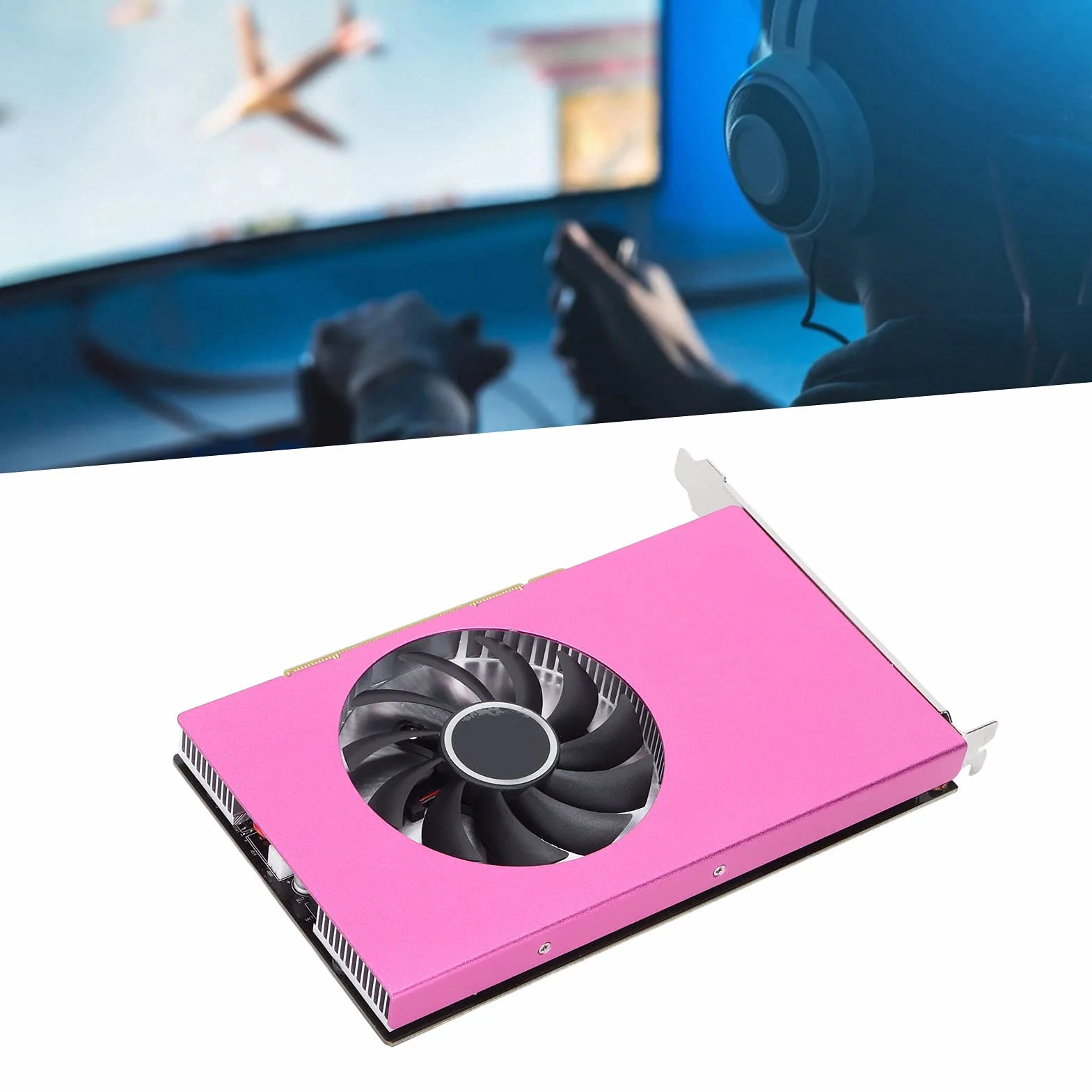 4-ekranowe Karty Graficzne HDR 4GB 128bit GDDR5, Rozdzielczość 4K 2K 1080P, Interfejs PCI-Express 3.0 X 8, Karta Graficzna do Gier 4HDMI, Obsługa Podzielonego Ekranu 10-bitowa Głębia Kolorów Karta Gra