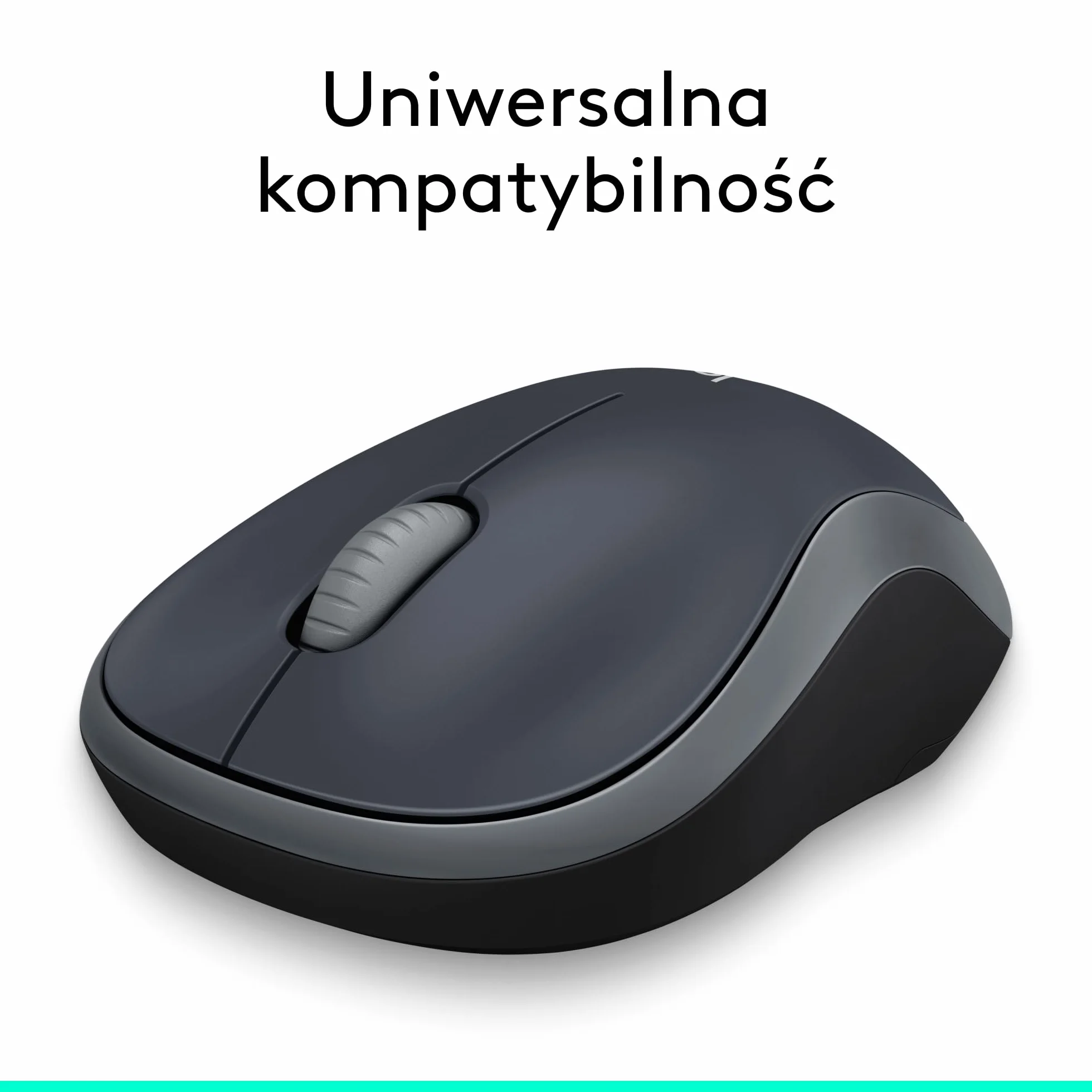 Logitech M185 910-002235 Mysz, Szary/Czarny, 2,4 GHz