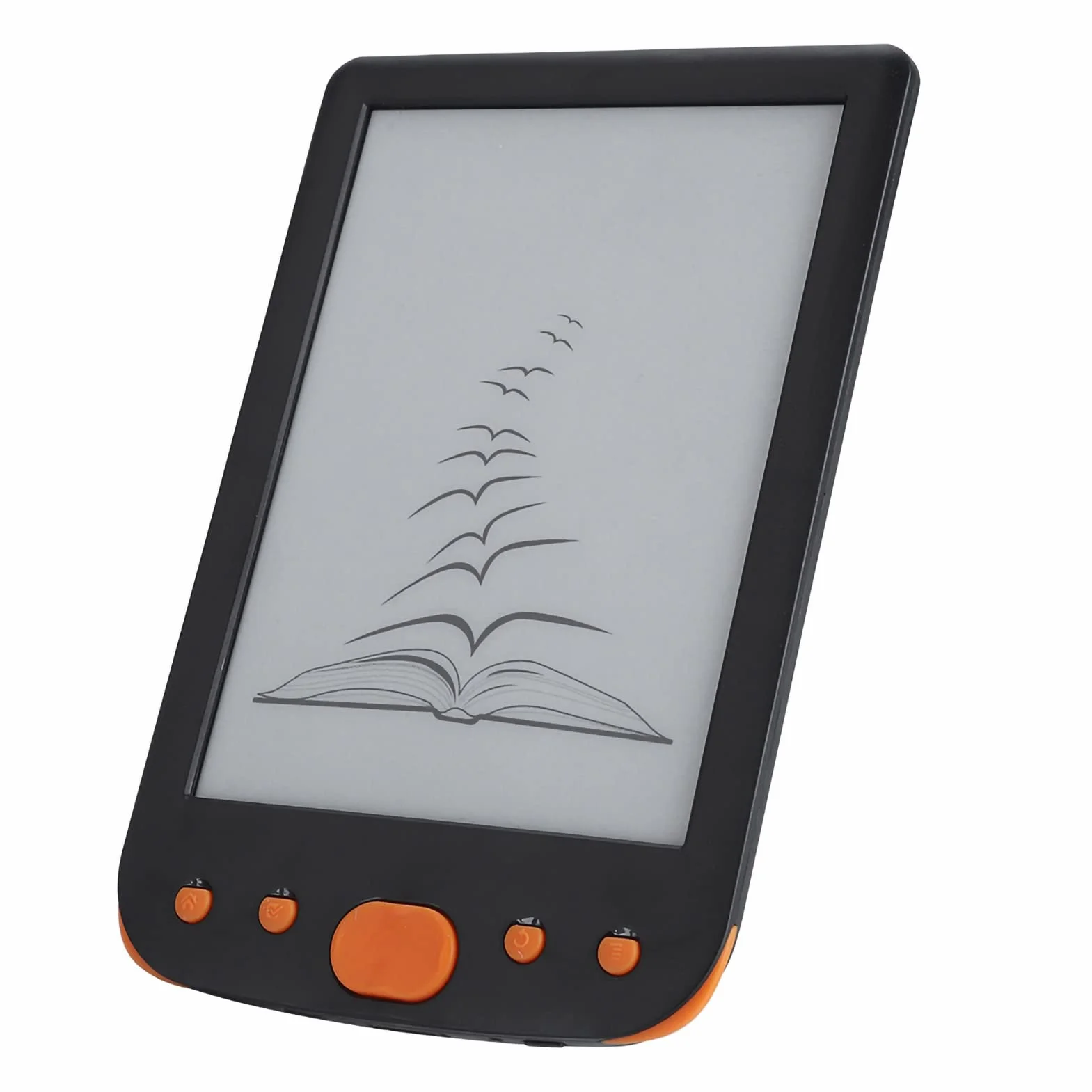6-calowy Czytnik E-booków, Czytnik E-booków do Czytania Książek do Nauki (ORANGE)