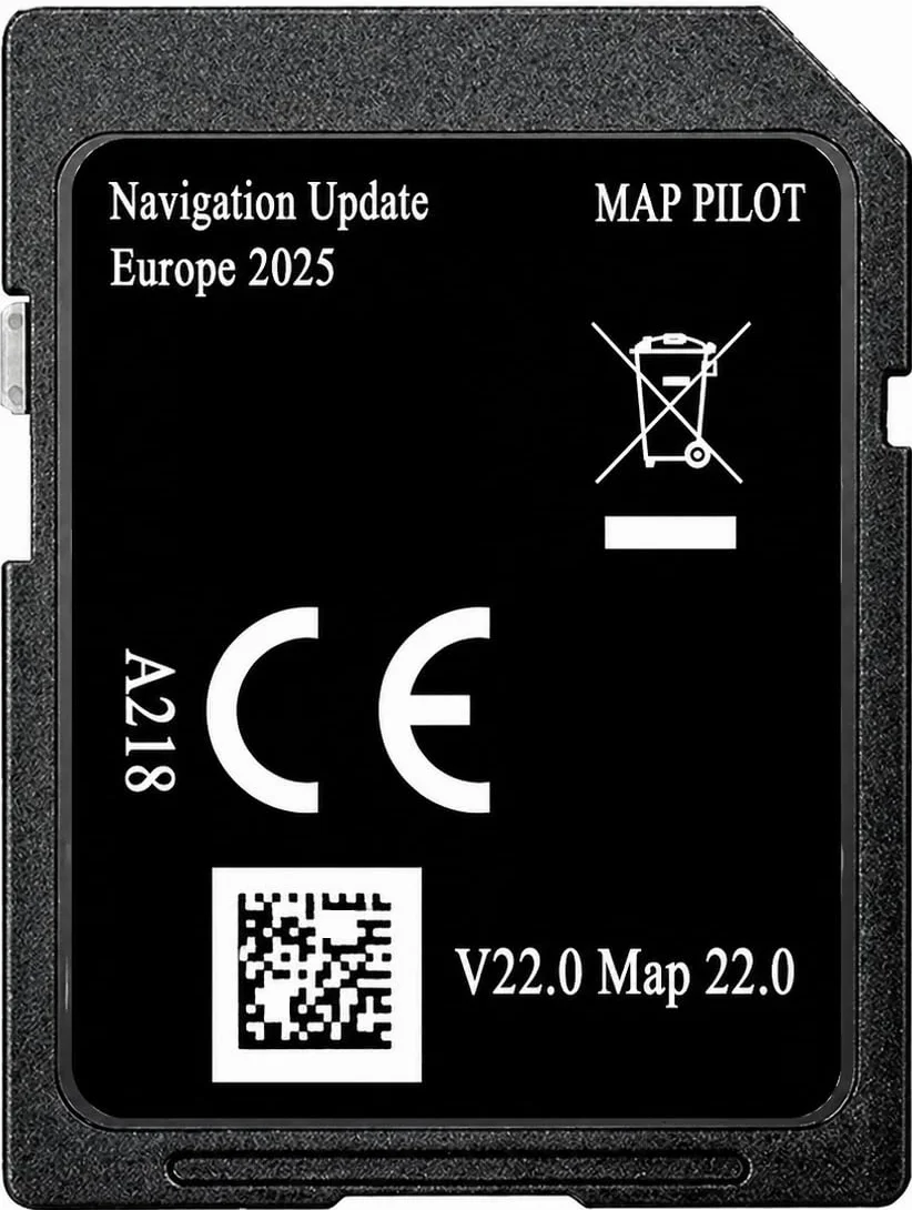 Karta SD nawigacja GPS Europa 2022 v19 - A2189062404 kompatybilna z Mercedes Garmin Map Pilot - STAR1