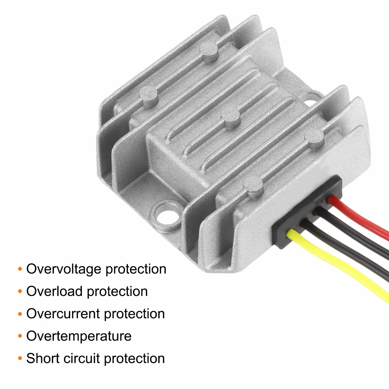 QUARKZMAN Konwerter mocy Dc 12V/24 V na DC 9 V 10 A 90 W reduktor napięcia, wodoodporny konwerter Ip67, moduł zasilający, adapter do samochodu, ciężarówki, układu solarnego