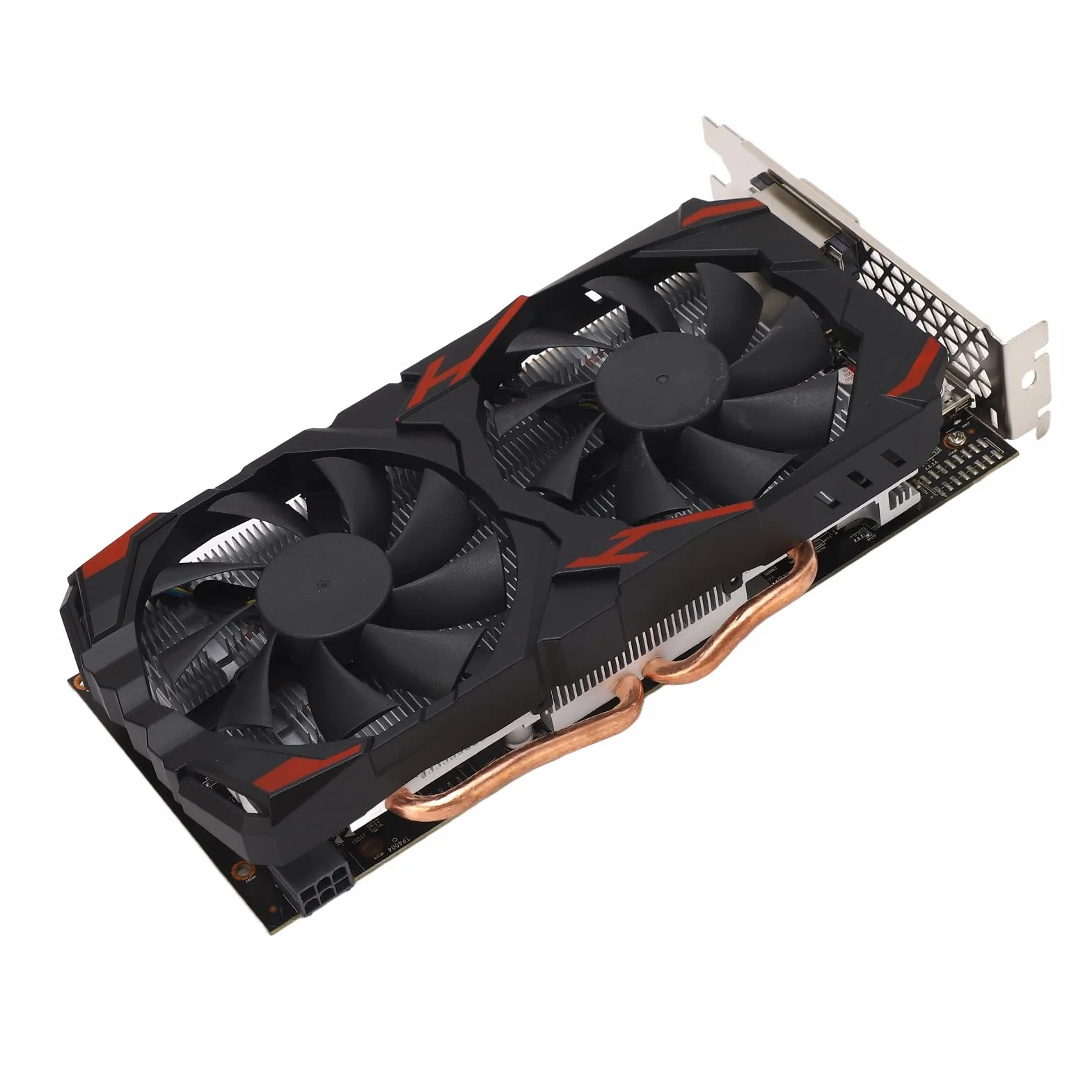 RX 580 8 GB Karta graficzna do gier Podwójny wentylator Komputer stacjonarny Plug and Play Cicha, wysoka wydajność (580 8G D5)