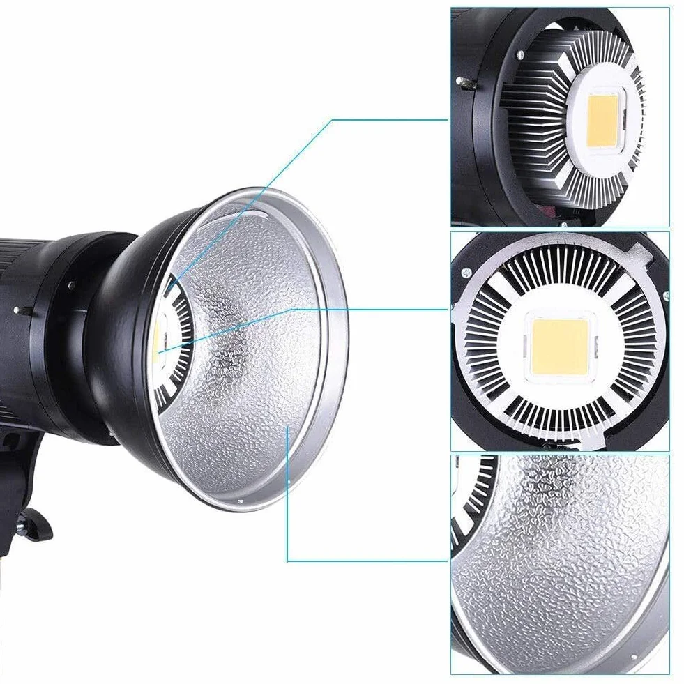 Godox SL-60W SL60W 60W 5600K Biała lampa LED do wideo z instrukcją obsługi w języku niemieckim do nagrywania wideo, ślubów, zdjęć zewnętrznych (SL60W)