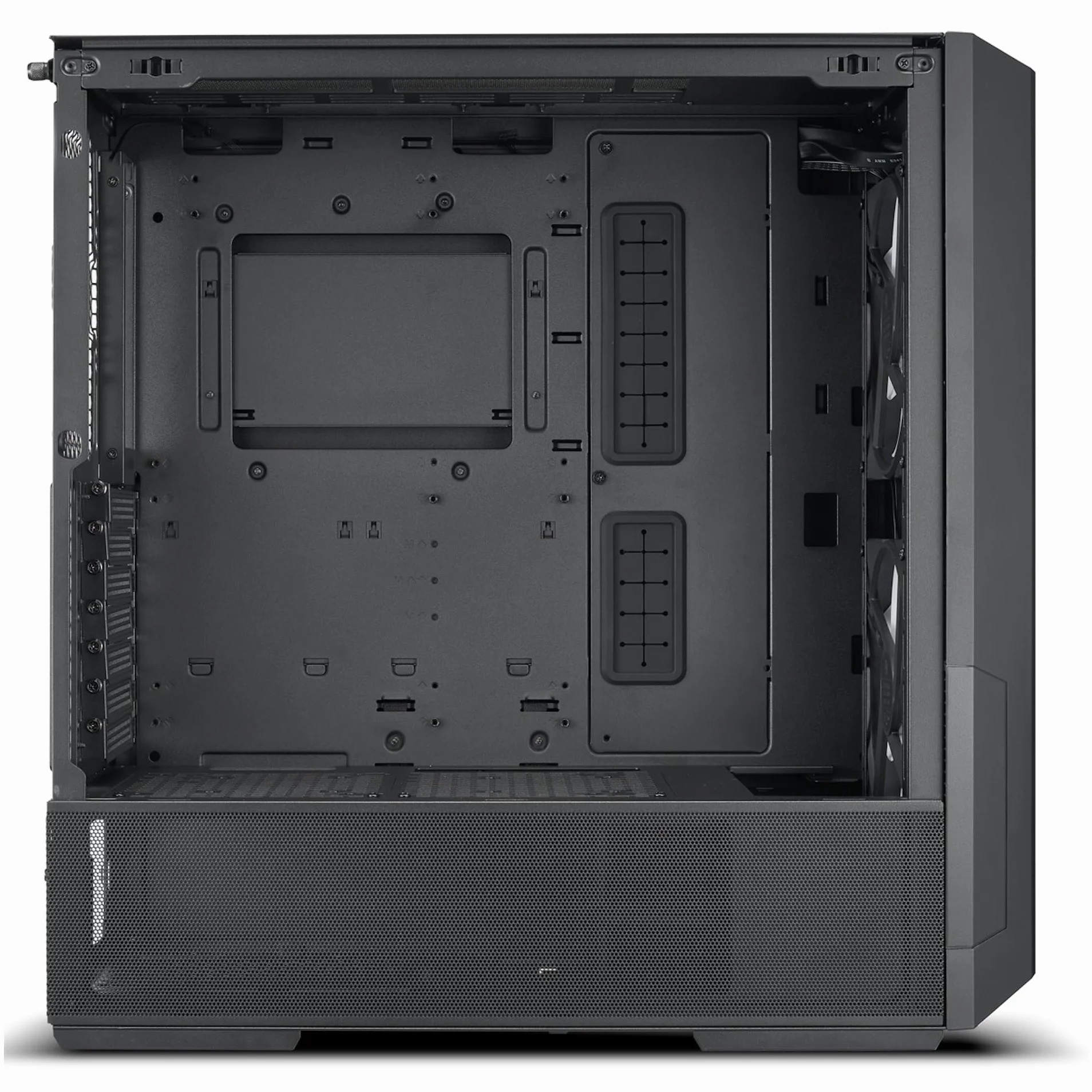 Lian-Li Lancool 216 RGB czarna stal/hartowane szkło ATX Mid Tower obudowa komputera, 2 x wentylatory ARGB 160 mm w zestawie – LANCOOL 216RX czarna