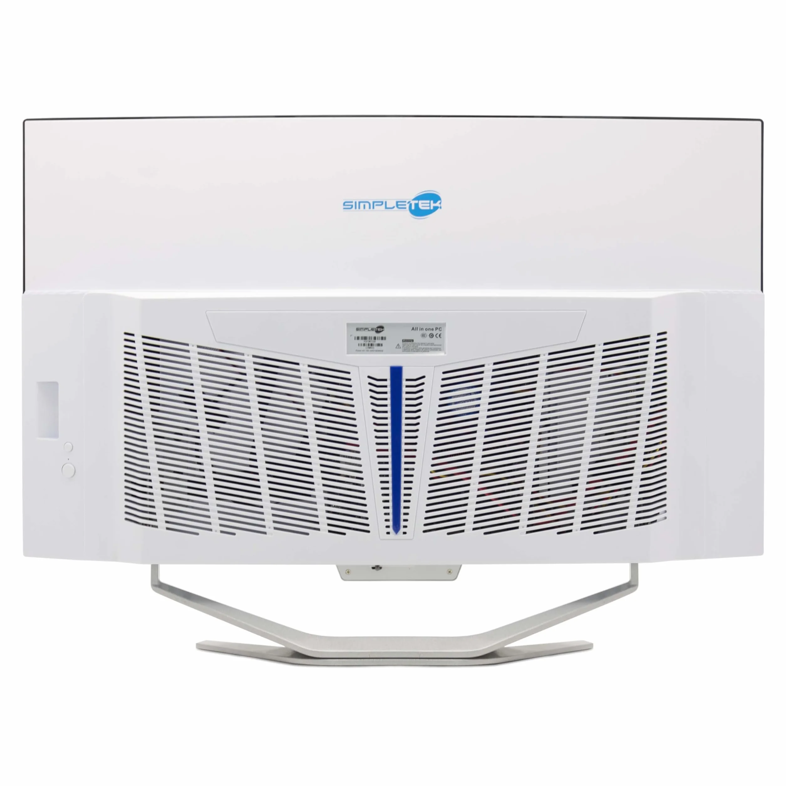 SIMPLETEK Wszystko w jednym AiO 27" FHD zakrzywiony system Windows 10 Core i7 do 3,6 GHz, 16 GB RAM SSD 240 GB + mysz bezprzewodowa w zestawie kamera internetowa PC do gier zakrzywione streaming dom