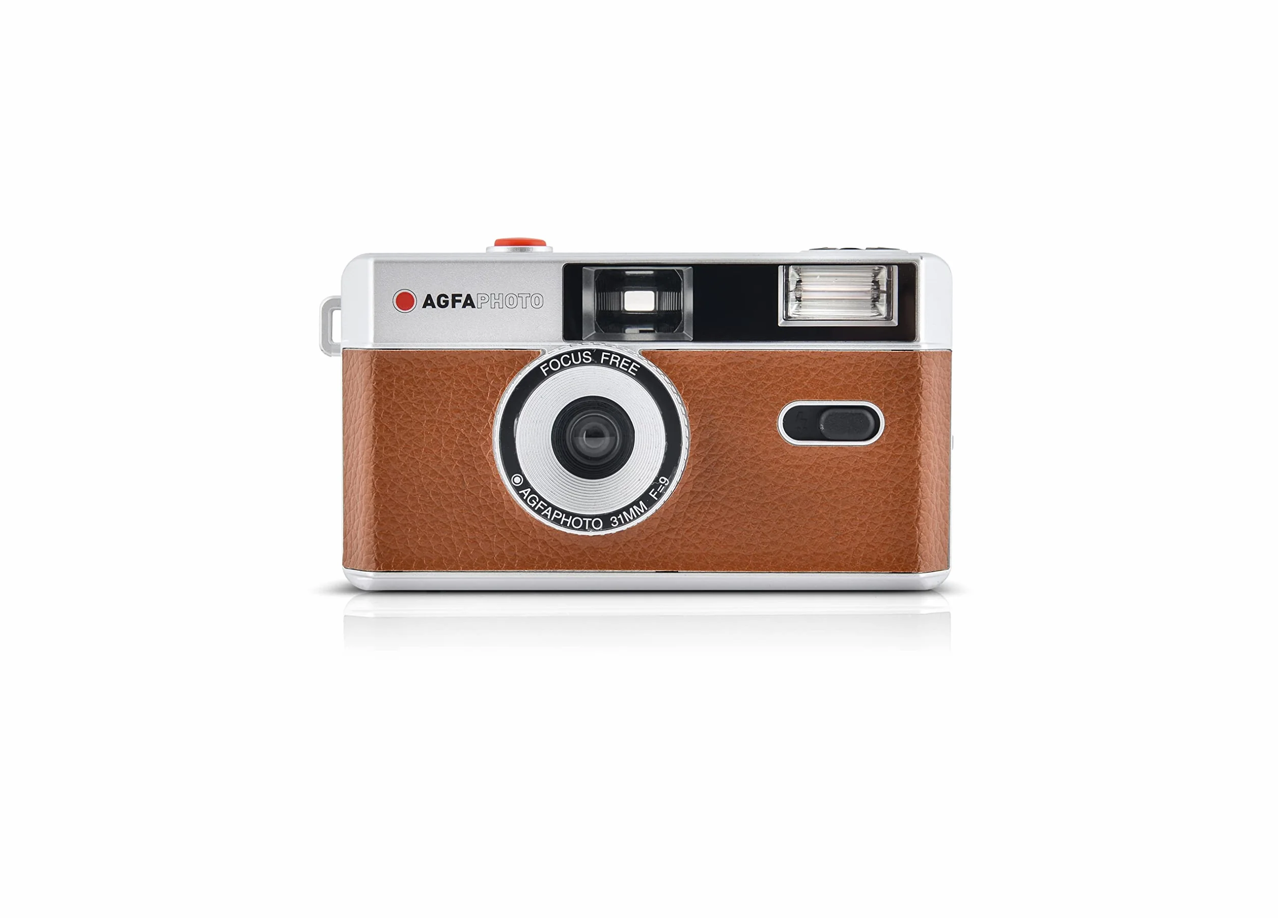 AgfaPhoto Analogowa kamera fotograficzna 35 mm, kolor brązowy