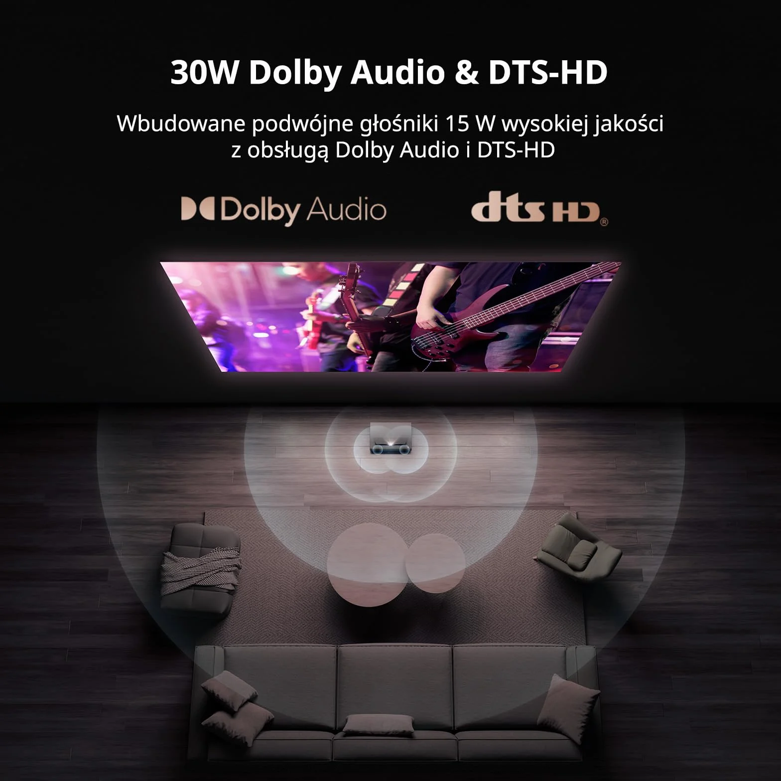 WEMAX Nova Pro Projektor Ultra Krótkoogniskowy 4K UST, 150" ALPD Laser TV ze Smart Google TV, 2100 Lumenów ISO, Dźwięk Dolby Audio DTS-HD, Projektor Kino Domowe, WiFi Bluetooth, Asystent Google