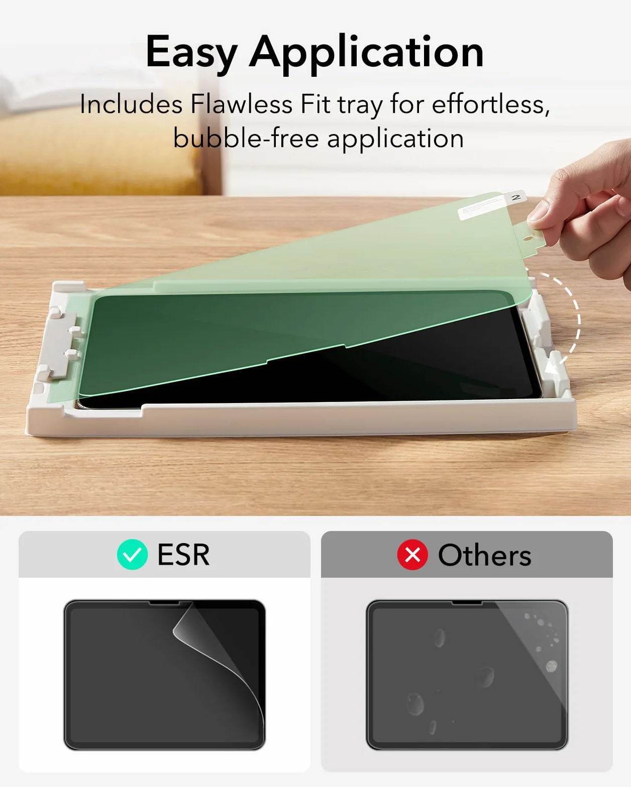 ESR Osłona ekranu Paper-Feel na iPad Pro 11 cali (M5/M4) 2025/2024, antyodblaskowy