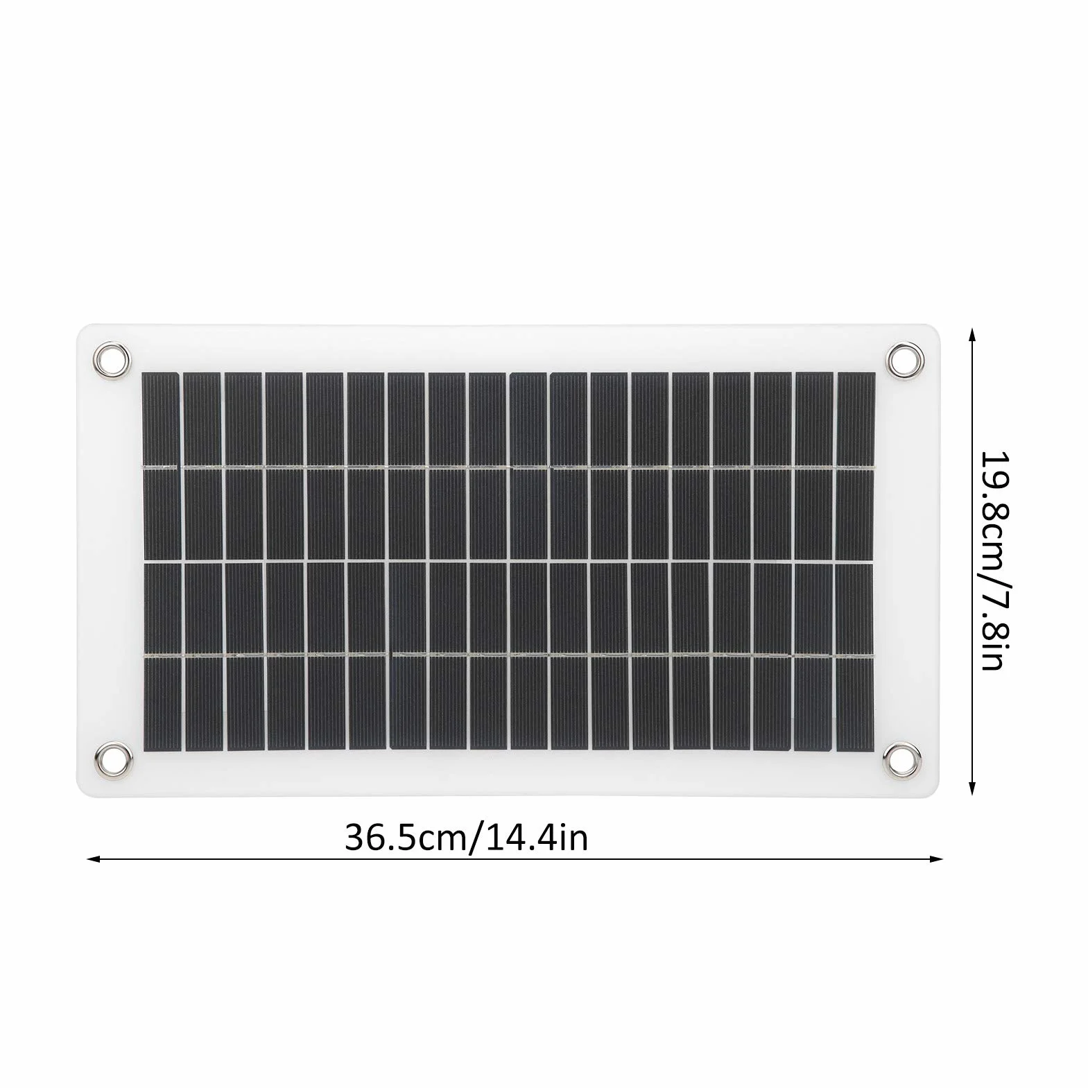 Moduł ogniw słonecznych 10 W 18 V Ładowarka do telefonu 12 V Półelastyczna Podwójne wyjście USB DC Lekka przenośna ładowarka do paneli słonecznych z polikrzemu