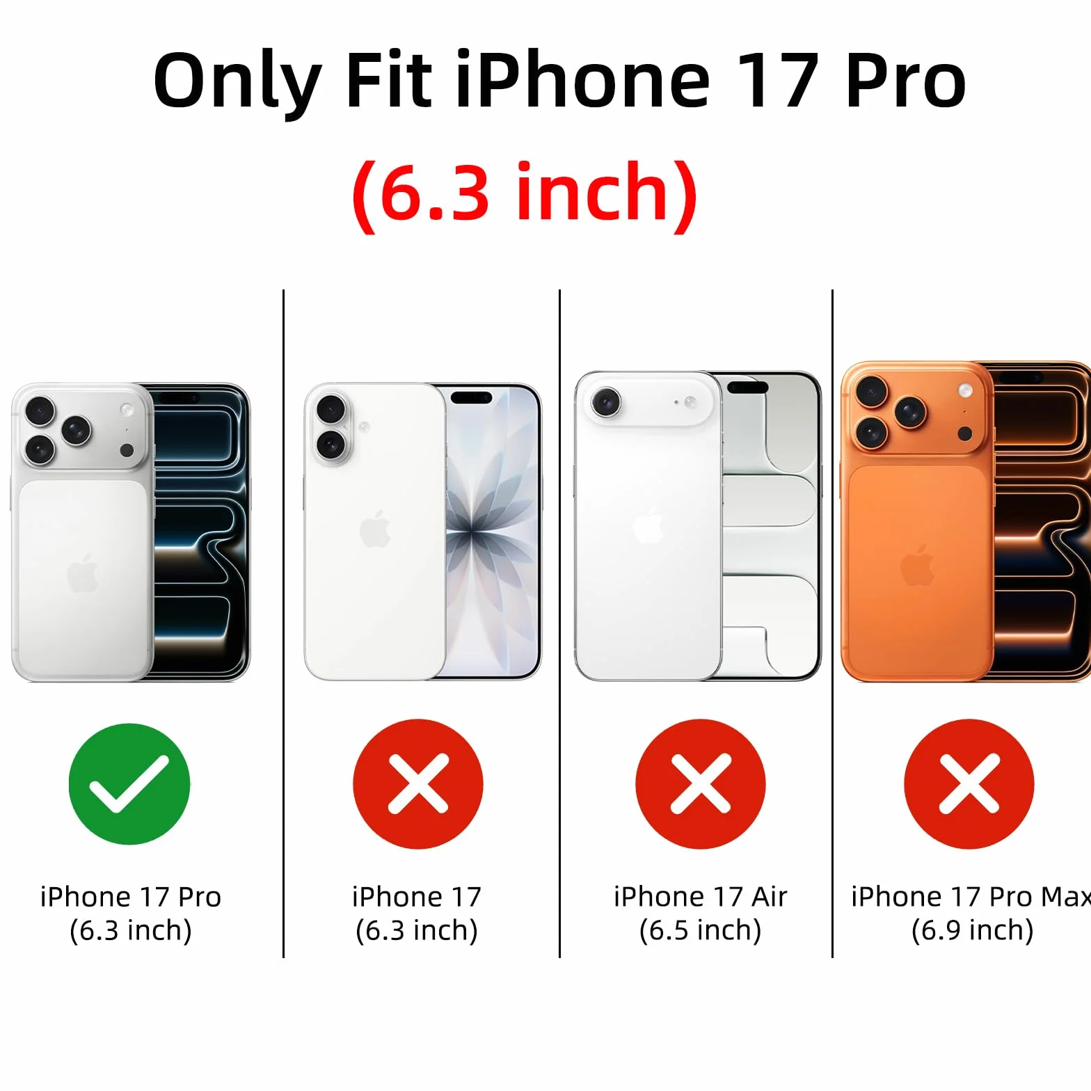 Magnetyczne etui na telefon komórkowy iPhone 17 Pro, etui z opaską, kompatybilne z Magsafe, matowe, półprzezroczyste, odporne na zarysowania tył z poliwęglanu + etui ochronne z