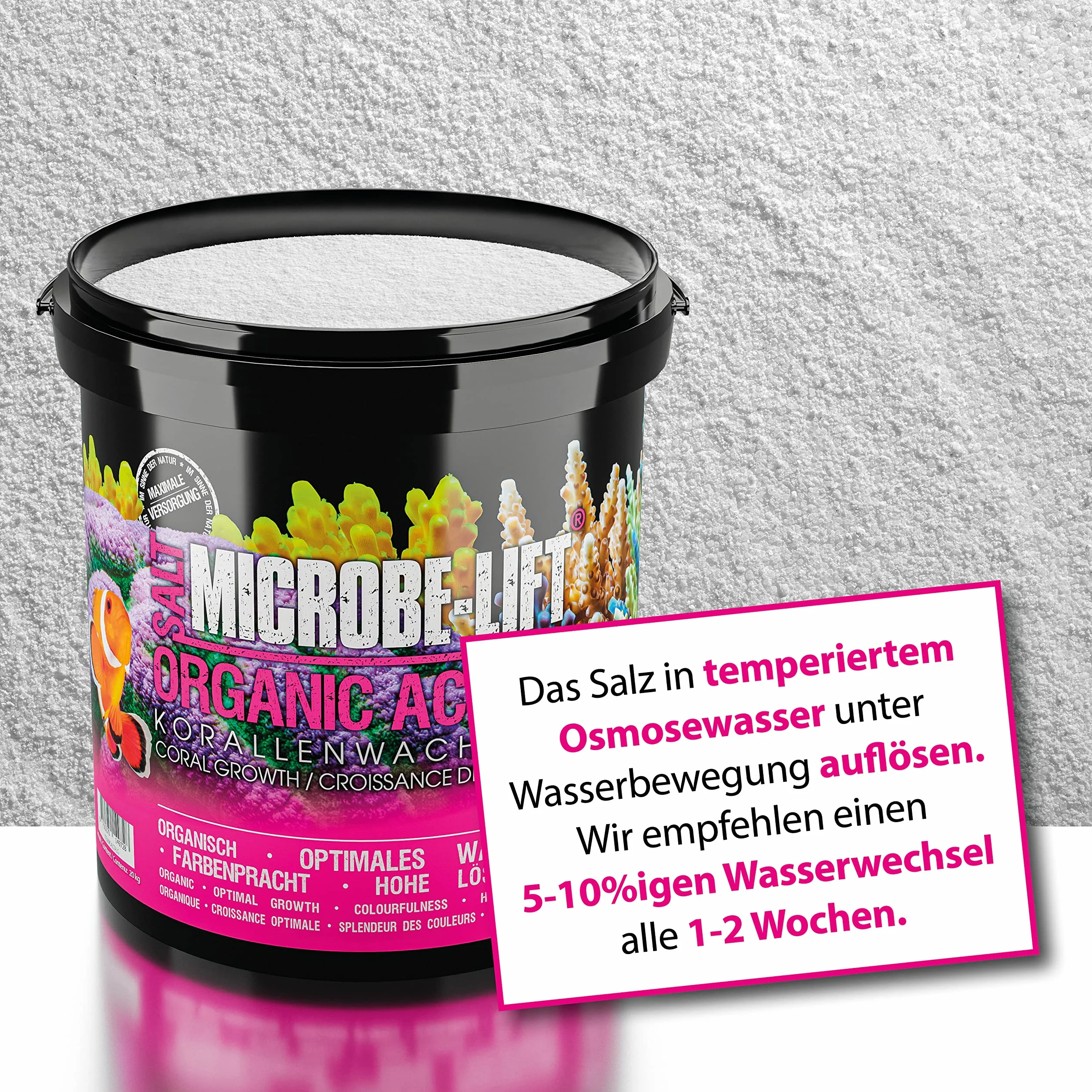 MICROBE-LIFT Organic Active Salt 10 kg porost koralowy