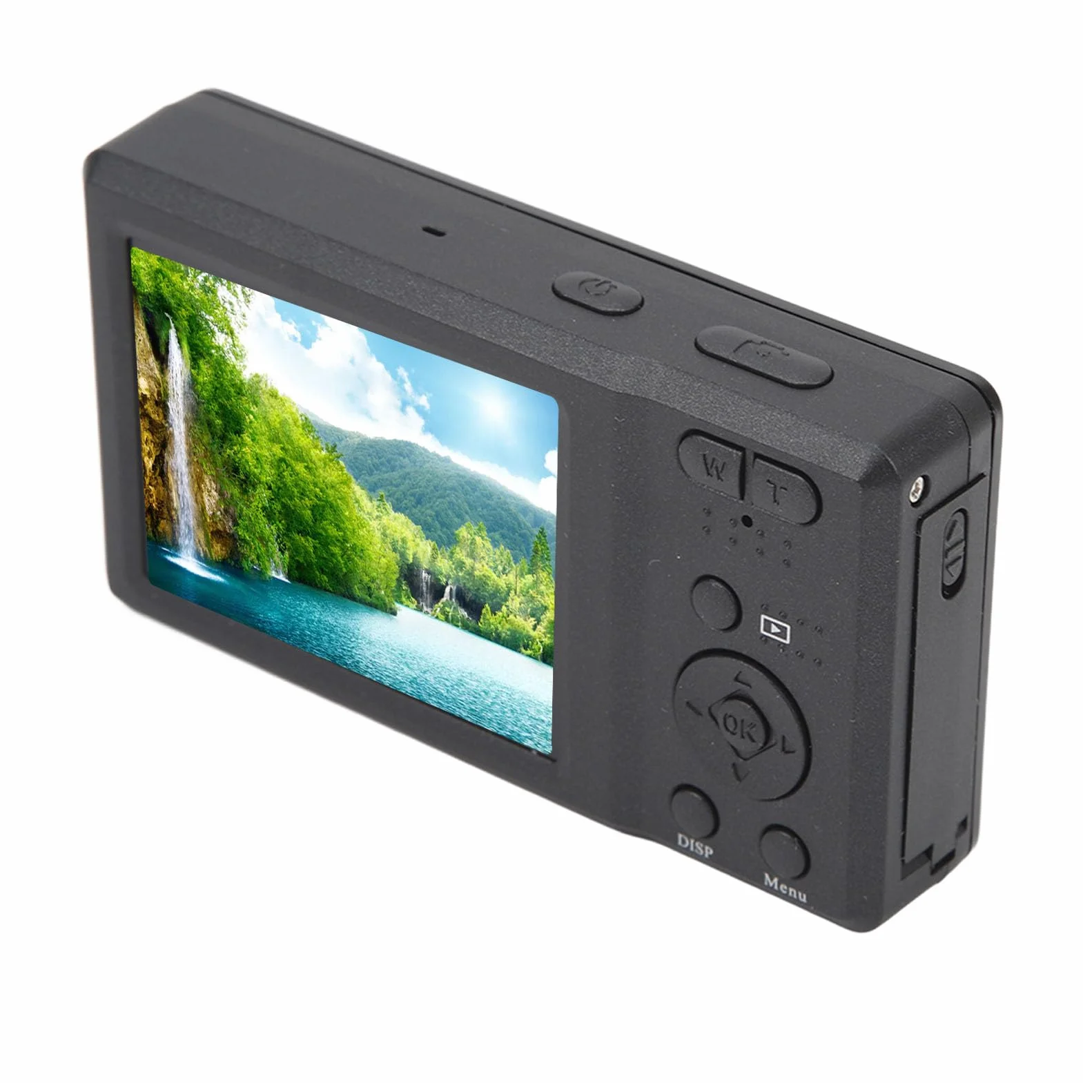 Aparat Cyfrowy Camara Digital 2,7 Cala 4K z 20-krotnym Zoomem Cyfrowym Aparaty Cyfrowe do Podróżowania (BLACK)