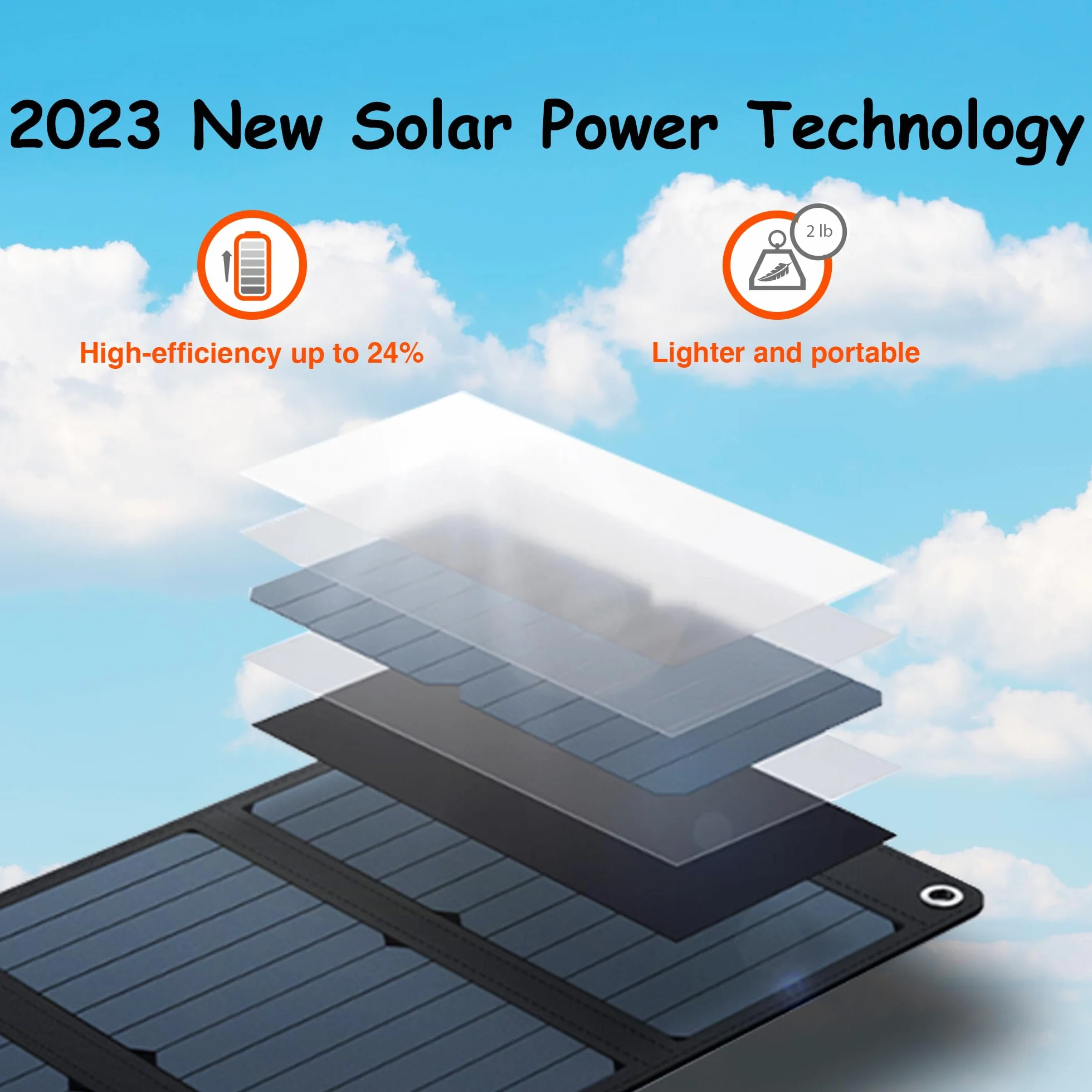 Yard Force Przenośna ładowarka solarna 21 W z 2 portami USB, zintegrowana bateria 13000 mAh, panel słoneczny, cyfrowy wskaźnik baterii – do ładowania urządzeń USB, iPhone, Android, MacBook, LX PB21