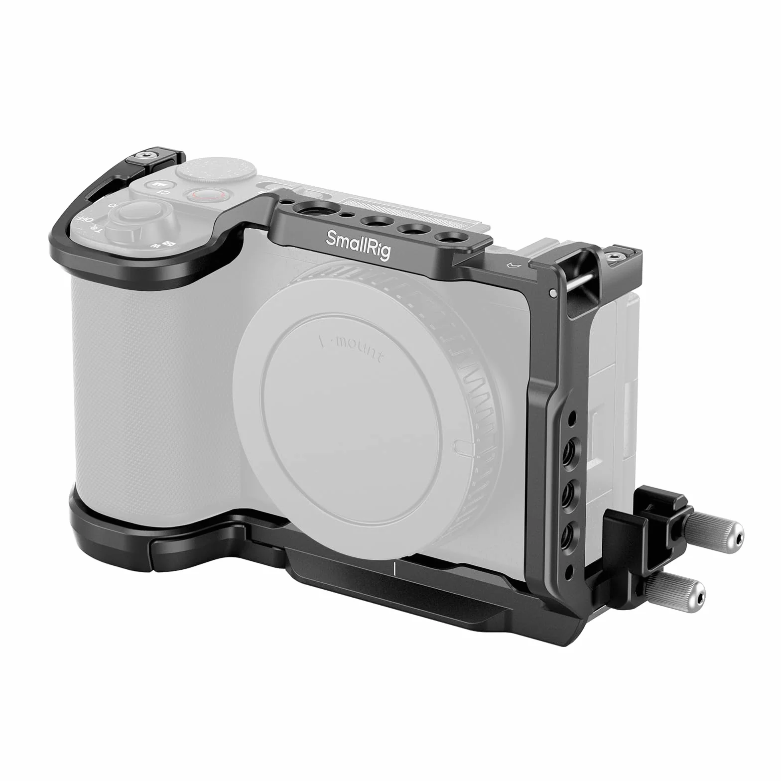 SmallRig Zestaw Klatki ZV-E10 II Dla Sony Alpha ZV-E10 II z Zaciskiem Kablowym do HDMI, Wbudowaną Płytą Szybkiego Montażu Dla Arca, Zimnym Butem i Otworami Gwintowanymi 3/8''-16-4867