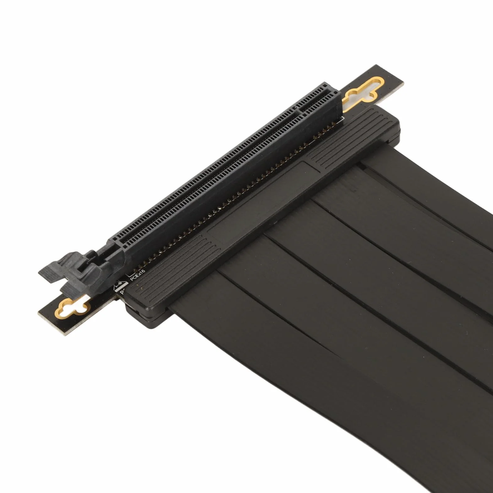 Kabel Pionowy PCIE 4.0 X16, 15,8-calowy, Elastyczny Przedłużacz GPU z funkcją przeciwzakłóceniową, sygnał Bezstratny, Złącze 90 Stopni, dla RTX4090 RX6950XT