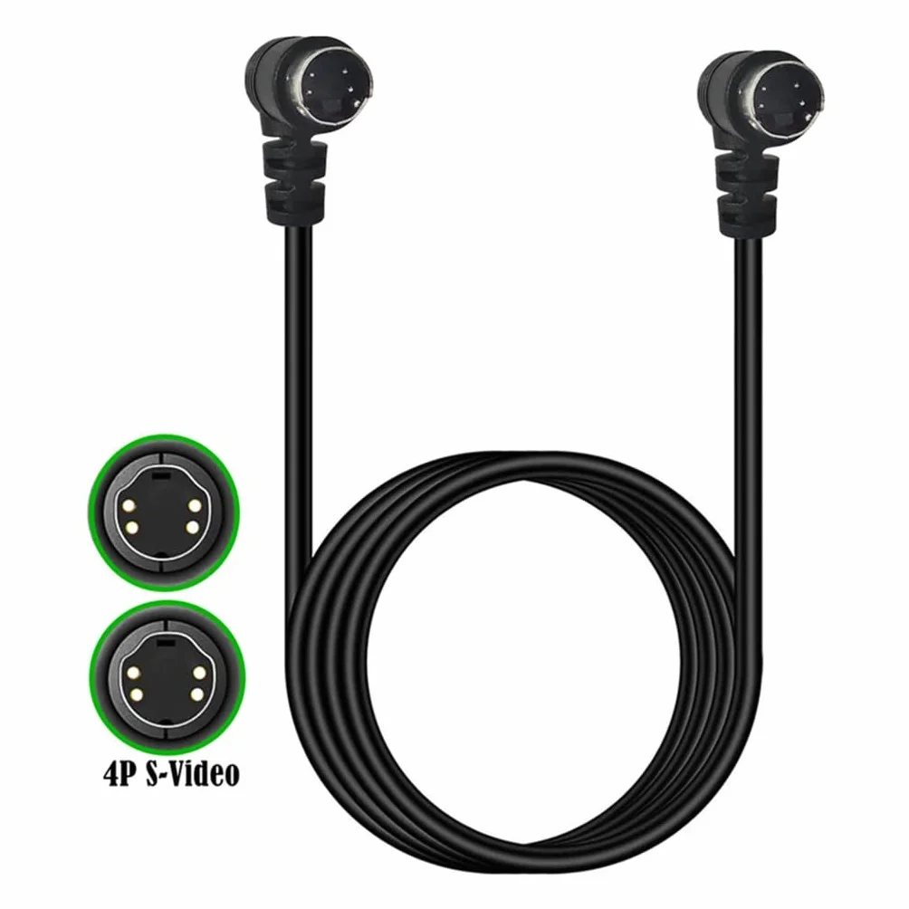 Kabel wideo Mini DIN 4-pinowy męski na męski pozłacany
