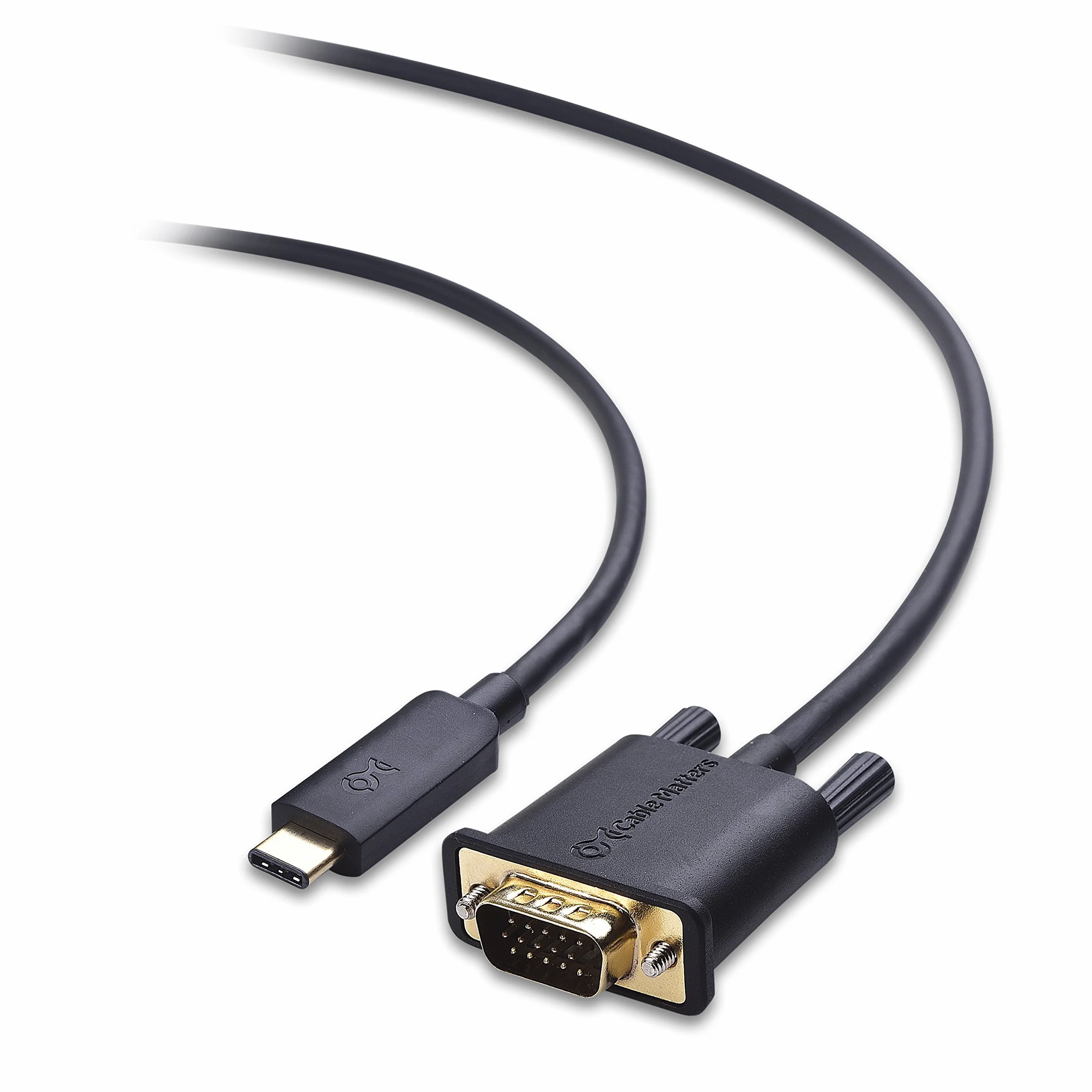 Cable Matters Kabel USB C do VGA (kabel USB-C do VGA) 1,8 m - port Thunderbolt 3 zgodny z MacBookiem Pro, Dell XPS 13/15, HP Spectre x360, Surface Book 2, Lenovo Yoga 910 i innymi