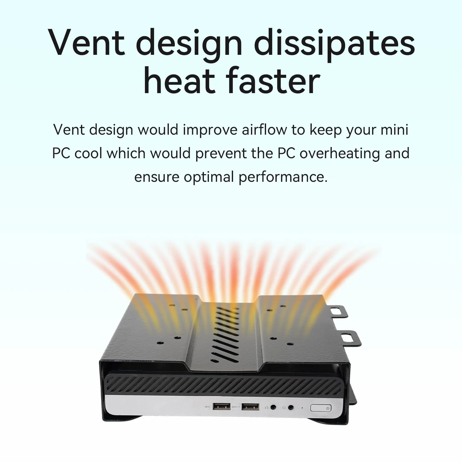 Shinar Metalowy Uchwyt Kompatybilny z HP Desktop, ProDesk, EliteDesk Mini - Podkładka i Uchwyt Ścienny, Montażowy Adapter VESA dla Mini PC | Uchwyt metalowy pod stół i uchwyt ścienny, uchwyt montażowy Mini PC VESA uchwyt adapter